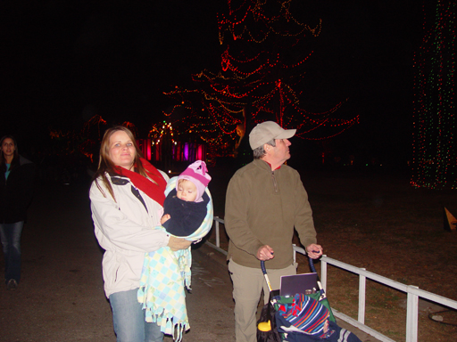 Christmas 2005 - Austin Trail of Lights, Making Cotton Candy