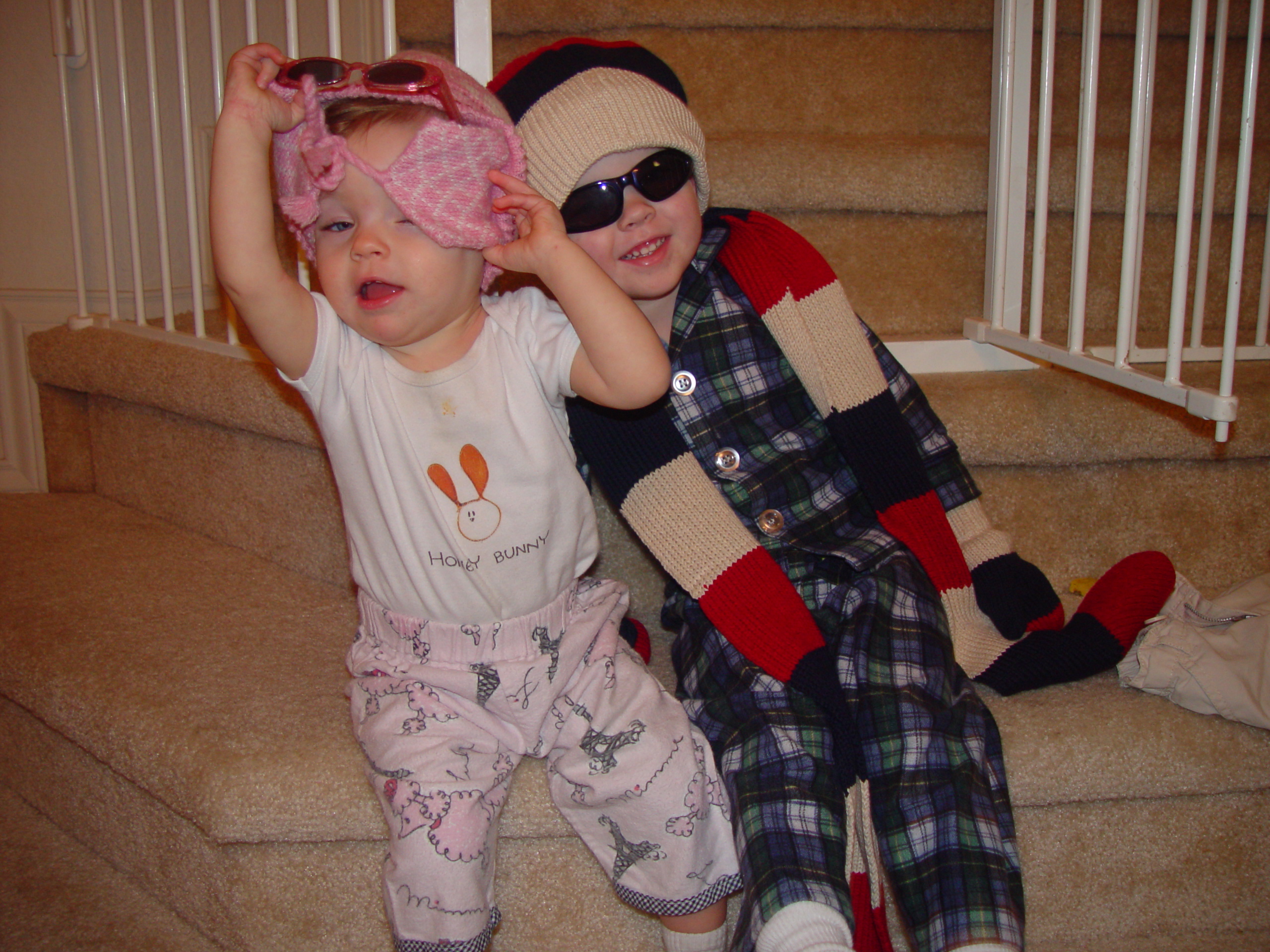 Zack & Ava - Bikeride, Cowboy, Elf, Playing in the Tub, Sunglasses & Scarf