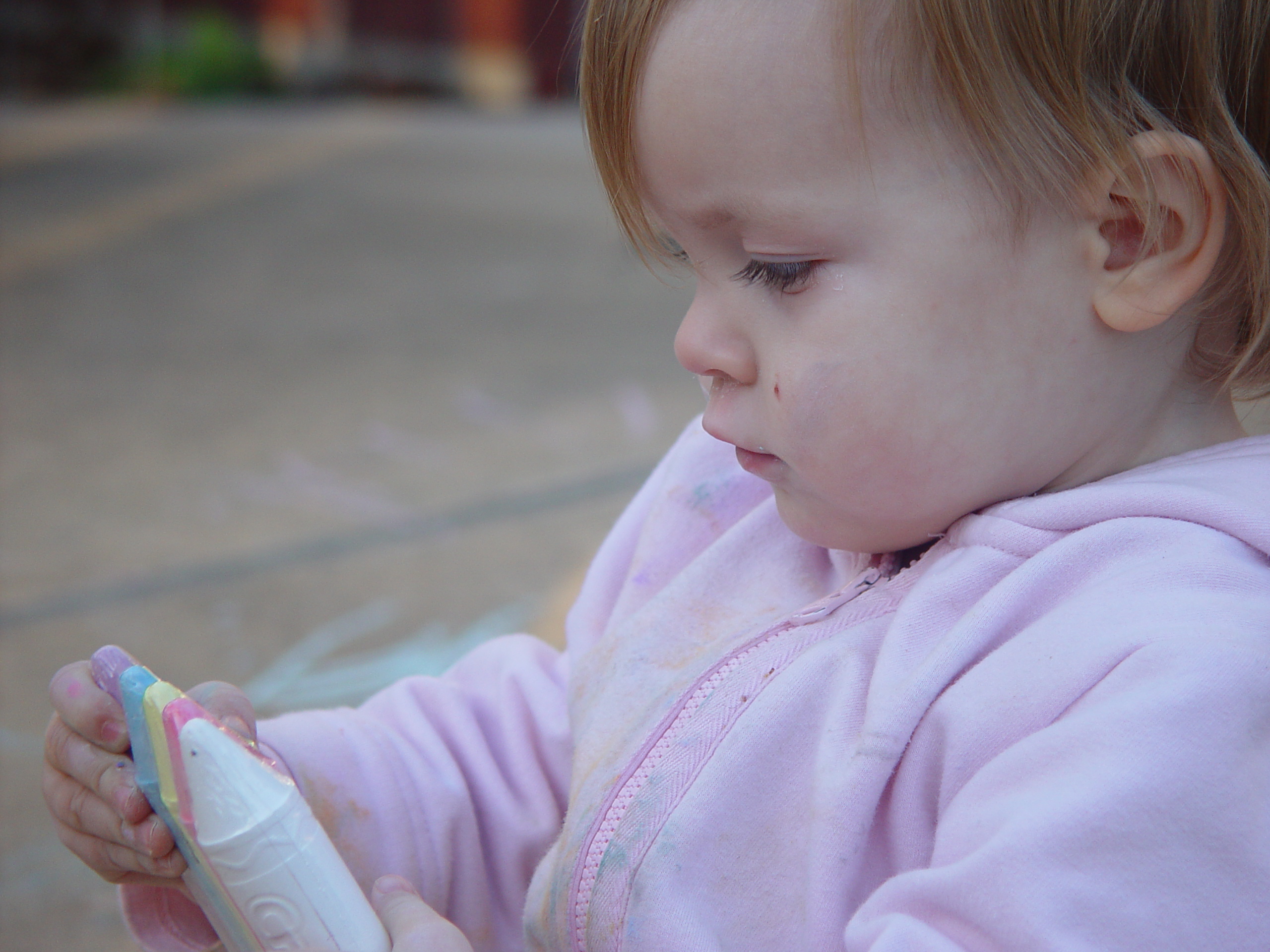 Coloring the Sidewalk w/ Ethan (Pearland, Texas), Planting Ava's Tree