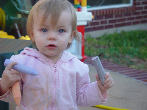 Coloring the Sidewalk w/ Ethan (Pearland, Texas), Planting Ava's Tree