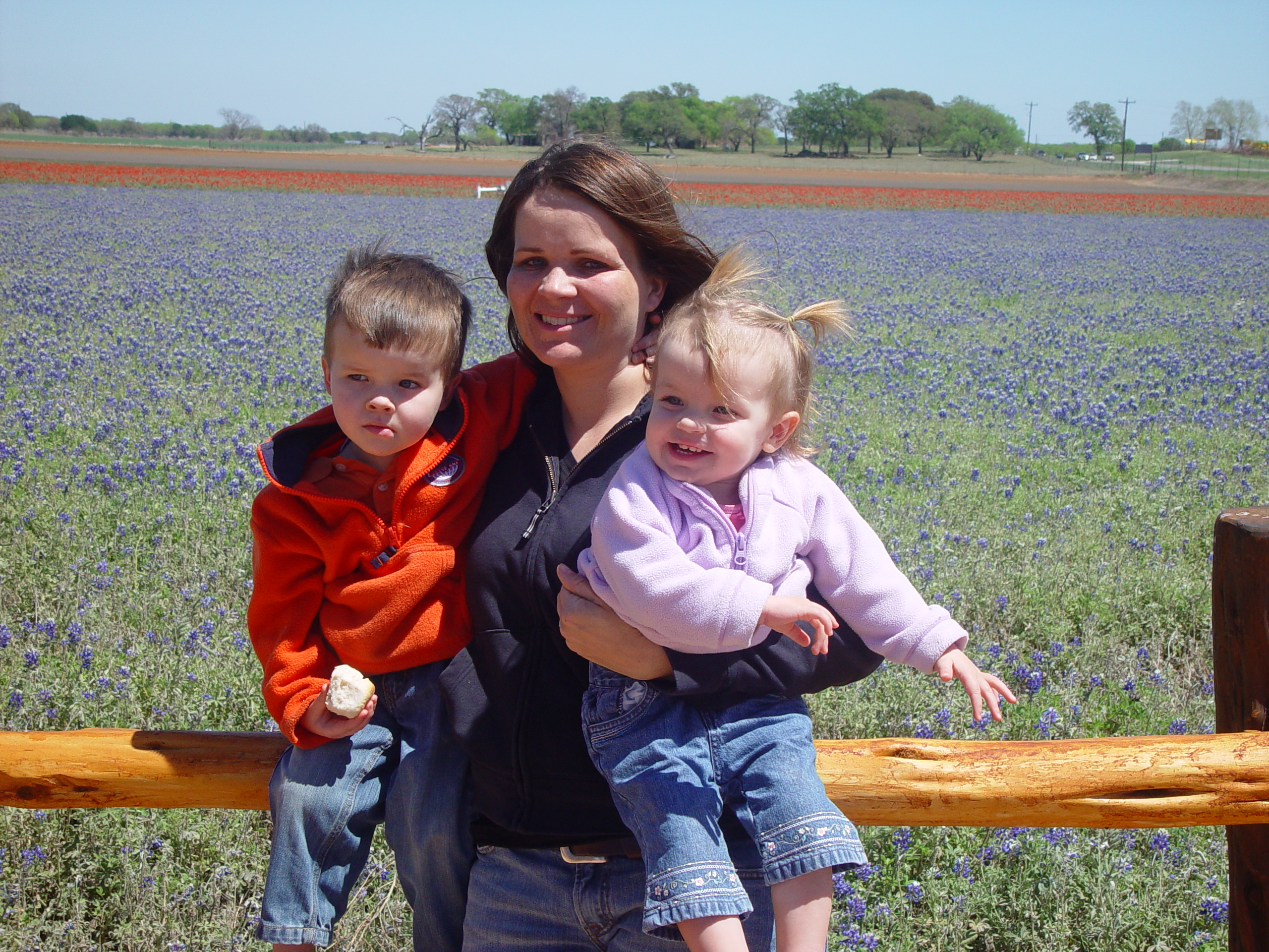 Bluebonnets, Climbing Enchanted Rock, Cooper's Old Time Pit Bar-B-Que (Home of the Big Chop)