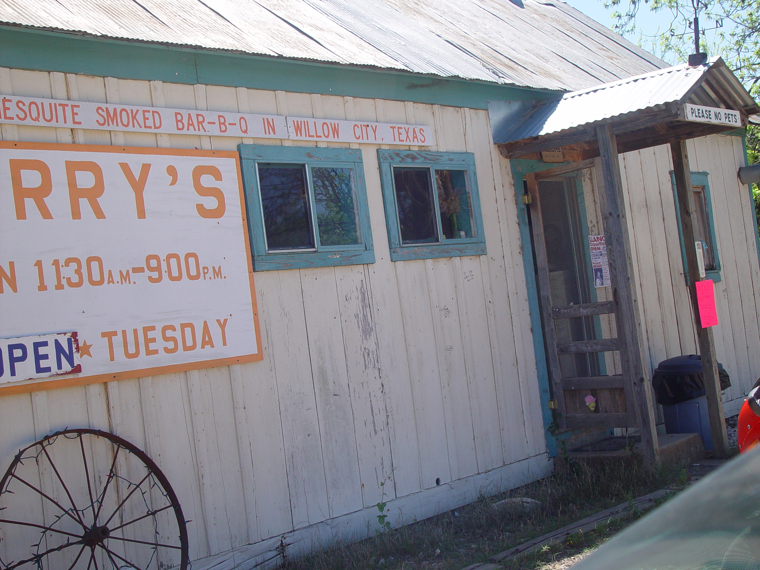 Bluebonnets, Climbing Enchanted Rock, Cooper's Old Time Pit Bar-B-Que (Home of the Big Chop)