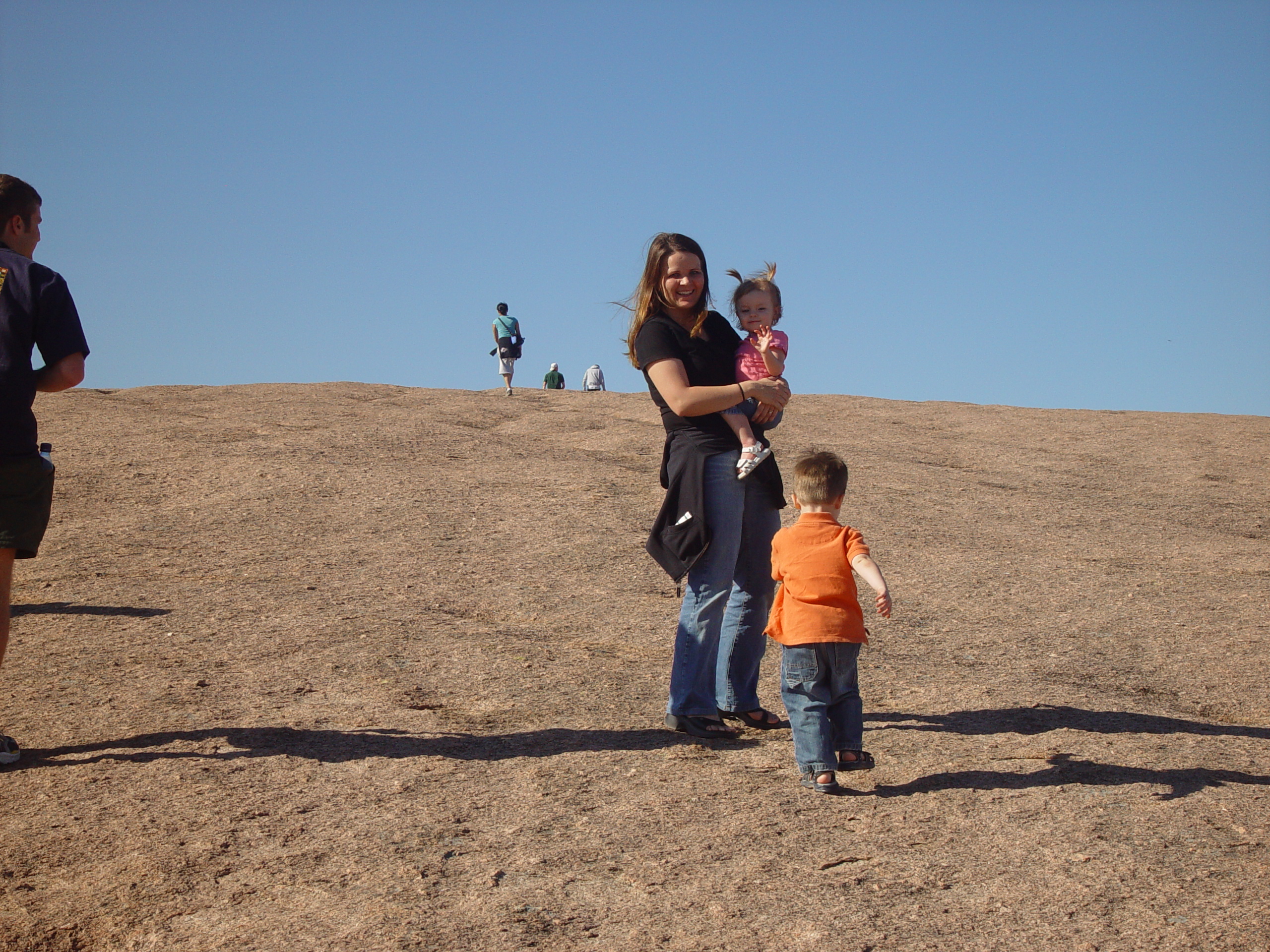 Bluebonnets, Climbing Enchanted Rock, Cooper's Old Time Pit Bar-B-Que (Home of the Big Chop)