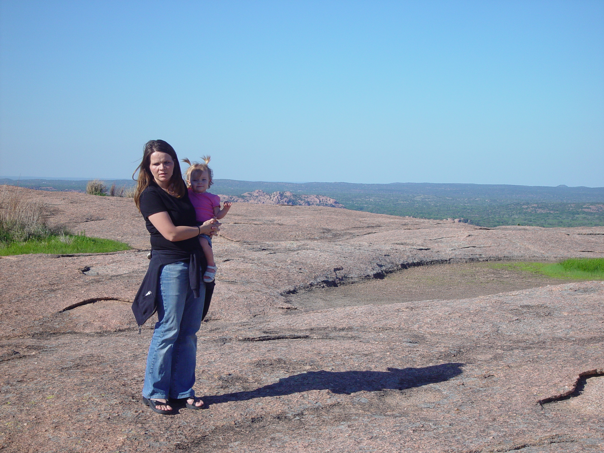 Bluebonnets, Climbing Enchanted Rock, Cooper's Old Time Pit Bar-B-Que (Home of the Big Chop)