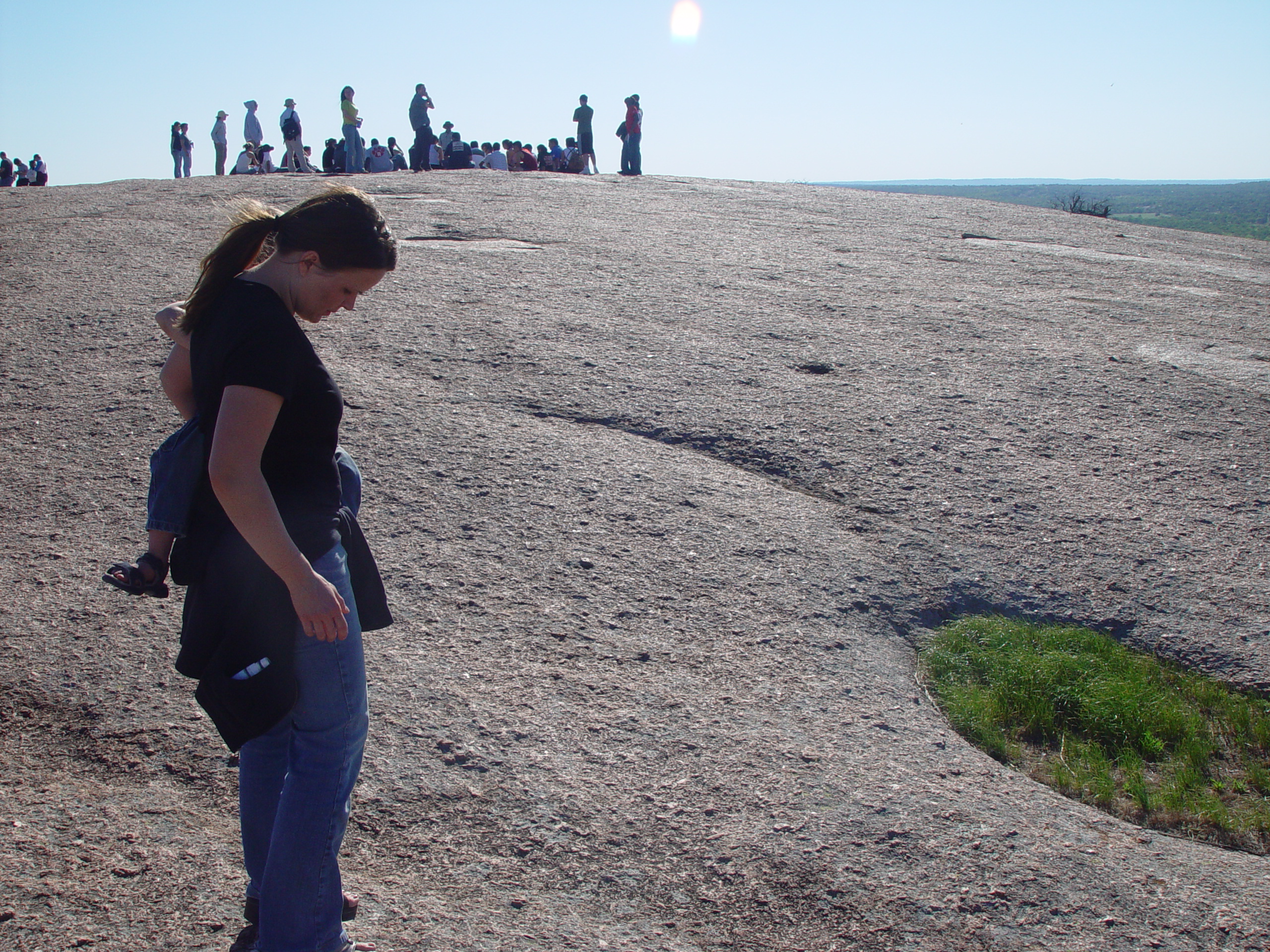 Bluebonnets, Climbing Enchanted Rock, Cooper's Old Time Pit Bar-B-Que (Home of the Big Chop)