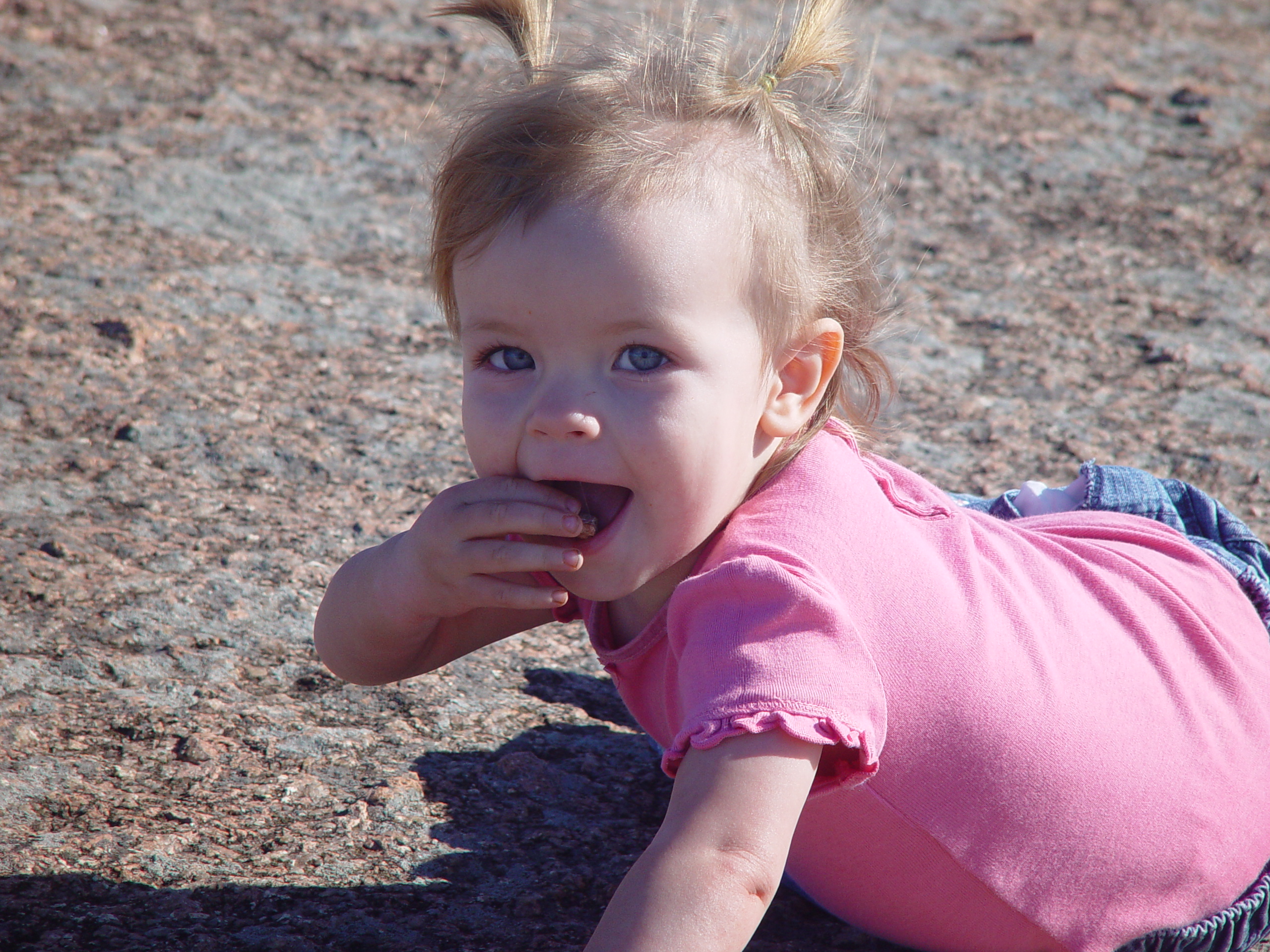 Bluebonnets, Climbing Enchanted Rock, Cooper's Old Time Pit Bar-B-Que (Home of the Big Chop)