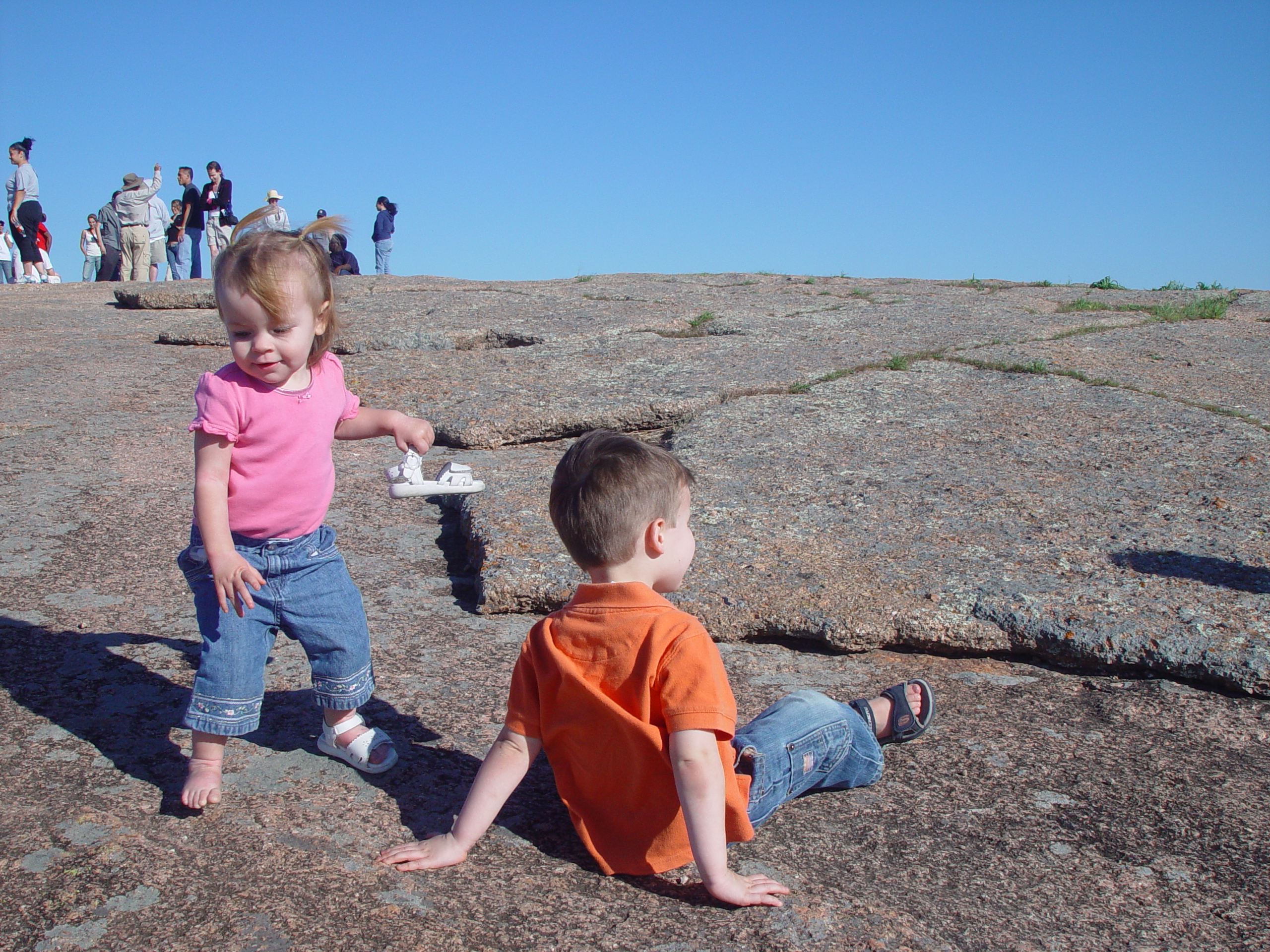 Bluebonnets, Climbing Enchanted Rock, Cooper's Old Time Pit Bar-B-Que (Home of the Big Chop)