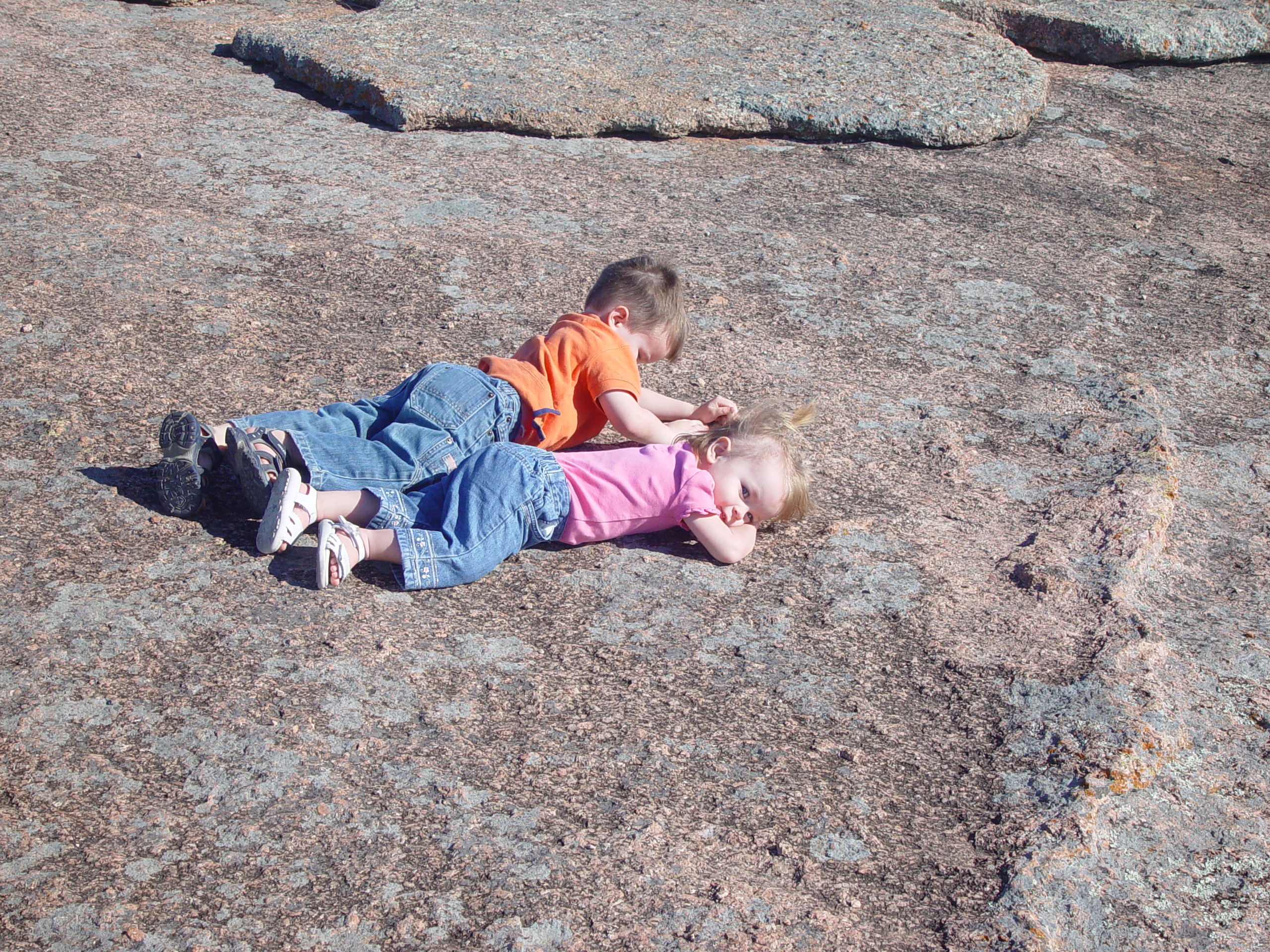 Bluebonnets, Climbing Enchanted Rock, Cooper's Old Time Pit Bar-B-Que (Home of the Big Chop)