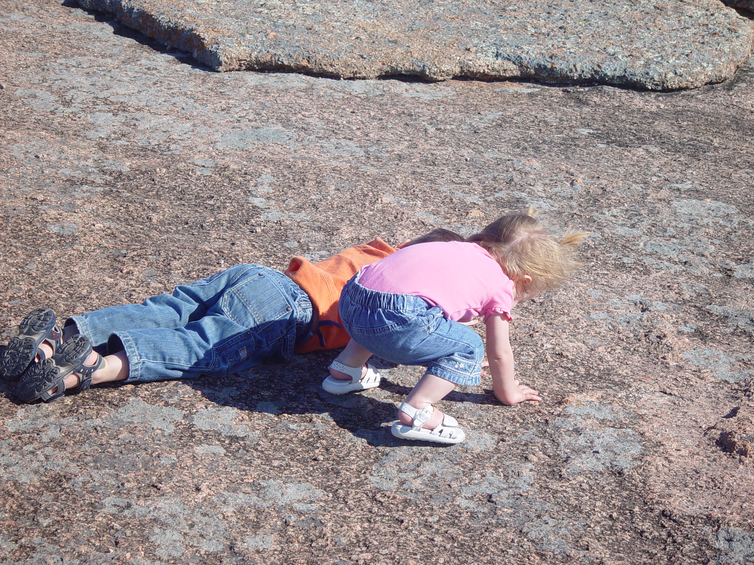 Bluebonnets, Climbing Enchanted Rock, Cooper's Old Time Pit Bar-B-Que (Home of the Big Chop)