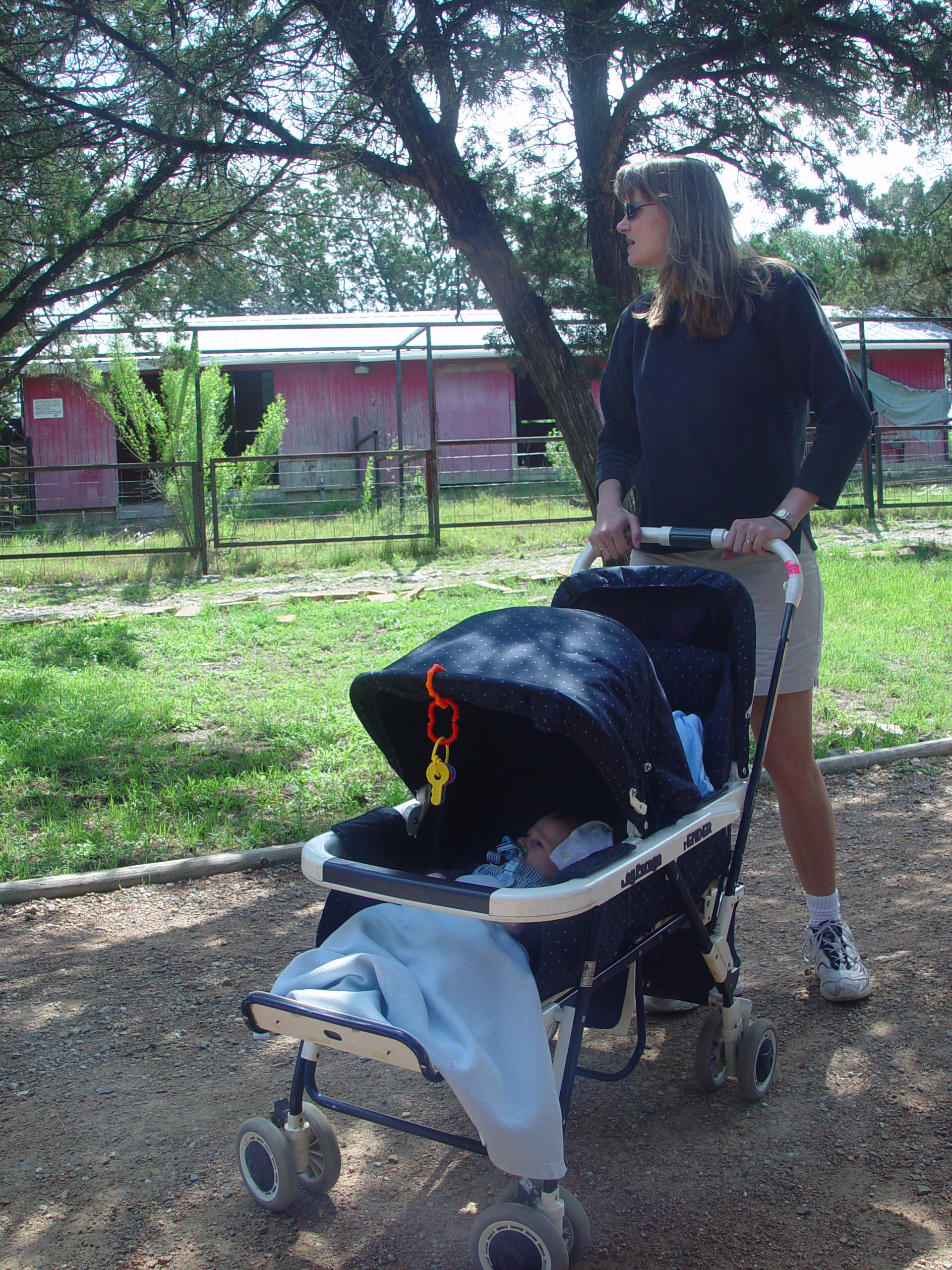 Texas Hailstorm, Playgroup at the Austin Zoo, Jen's Birthday
