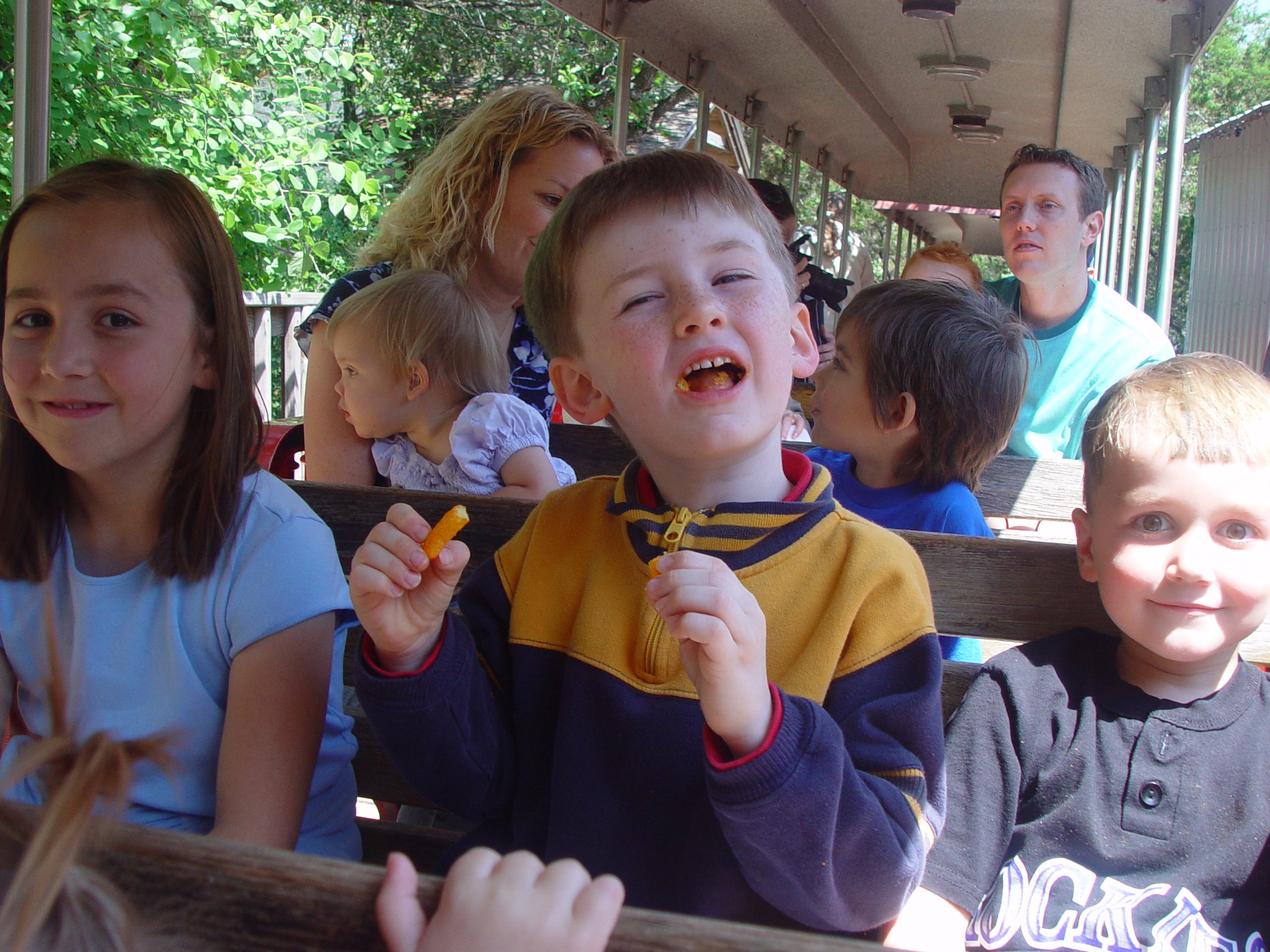Texas Hailstorm, Playgroup at the Austin Zoo, Jen's Birthday