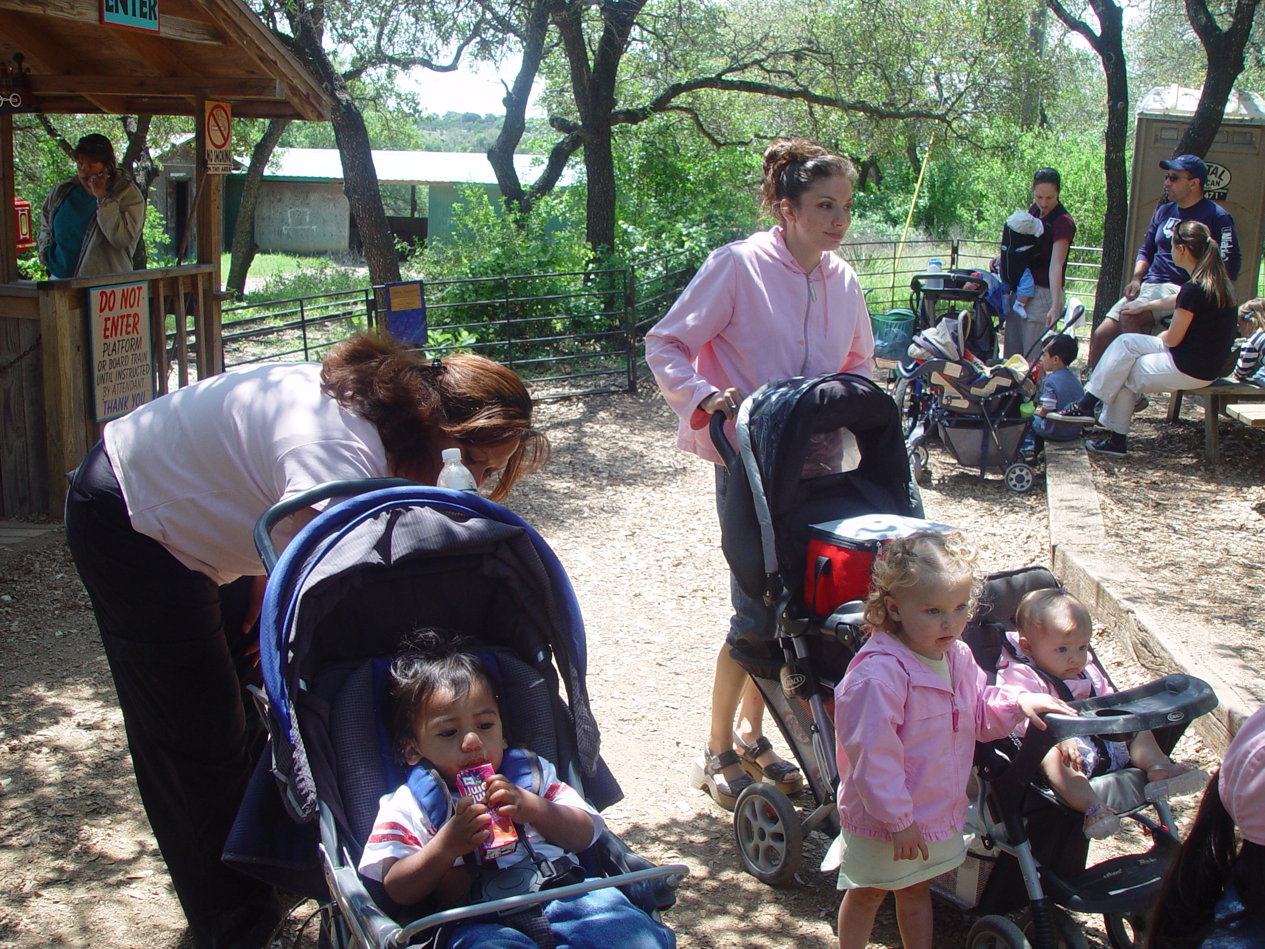 Texas Hailstorm, Playgroup at the Austin Zoo, Jen's Birthday