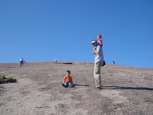 Bluebonnets, Climbing Enchanted Rock, Cooper's Old Time Pit Bar-B-Que (Home of the Big Chop)