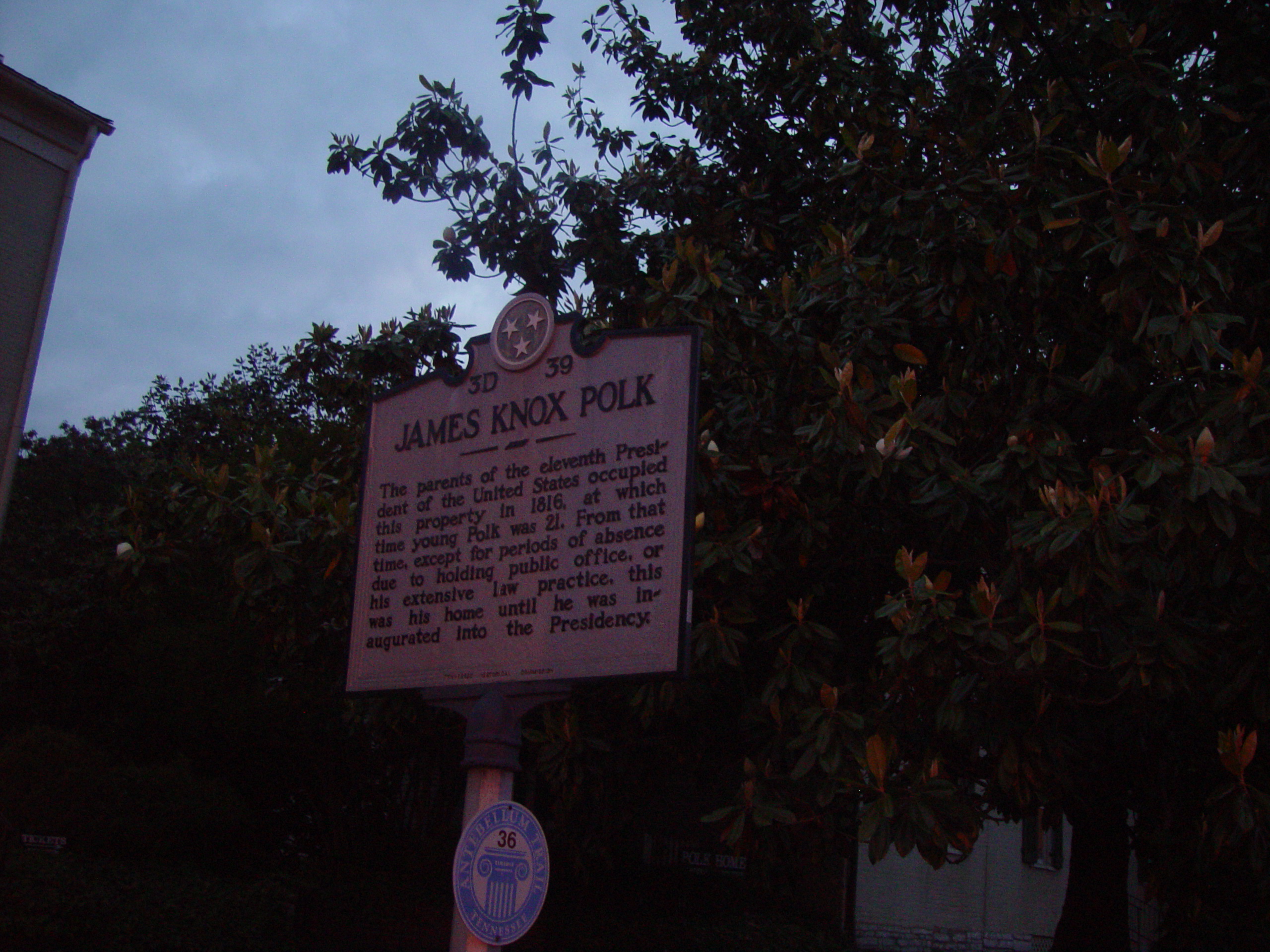 Indiana Trip - Tennessee, Alabama, Mississippi - Nashville, Franklin (Confederate Cemetary) Birmingham, Jackson