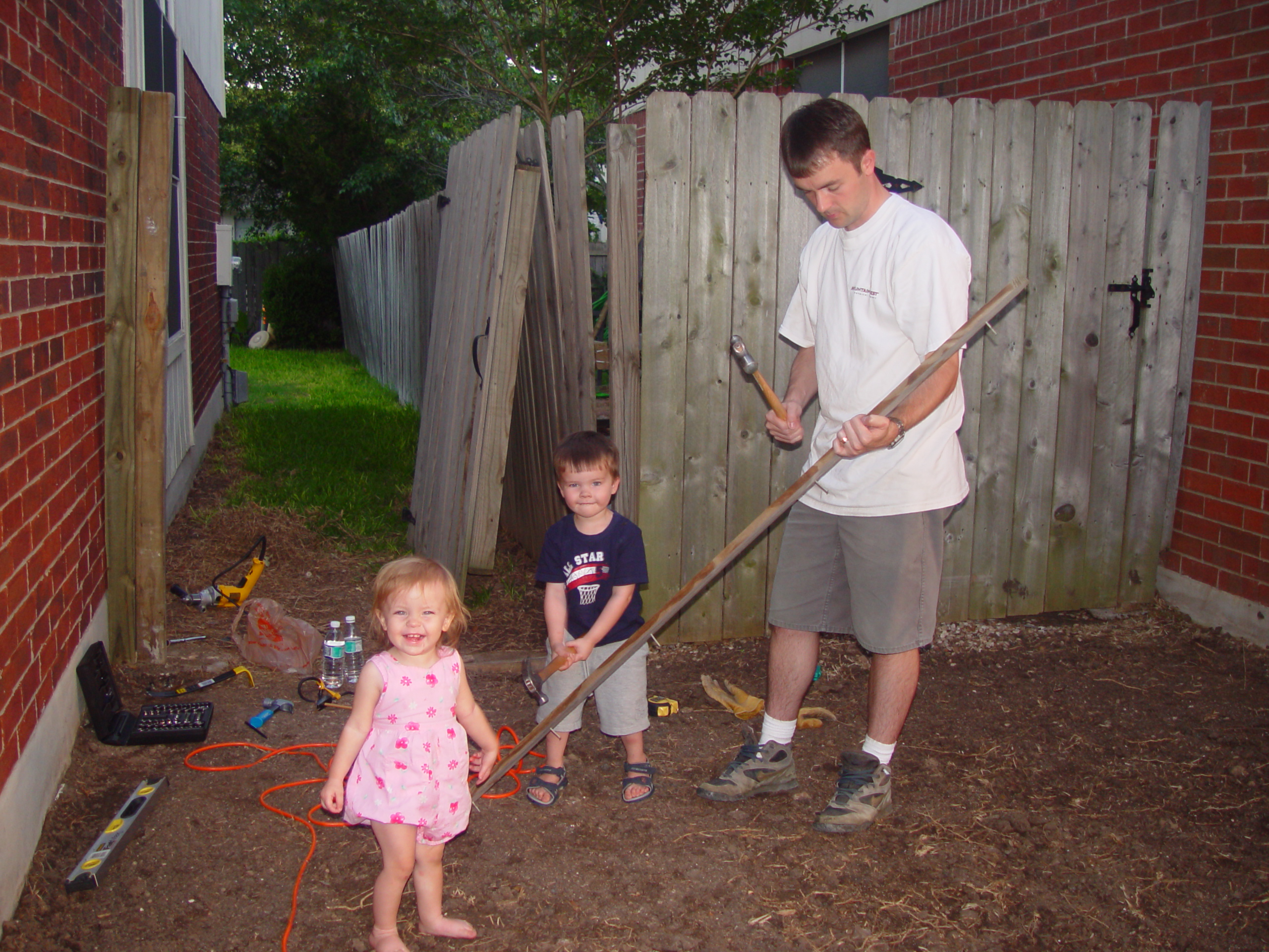 Fixing the Fence & Laying New St. Augustine Sod