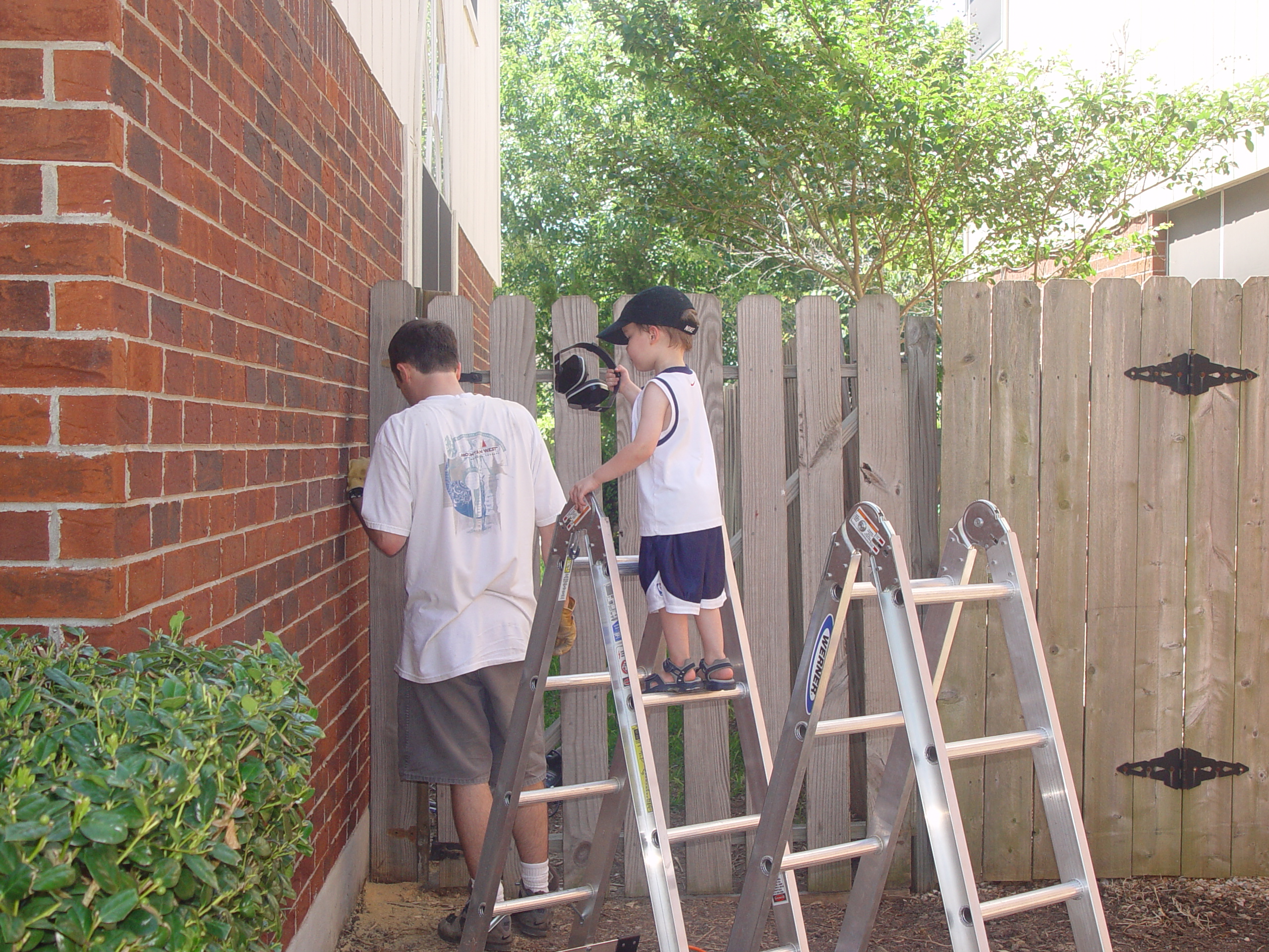 Fixing the Fence & Laying New St. Augustine Sod