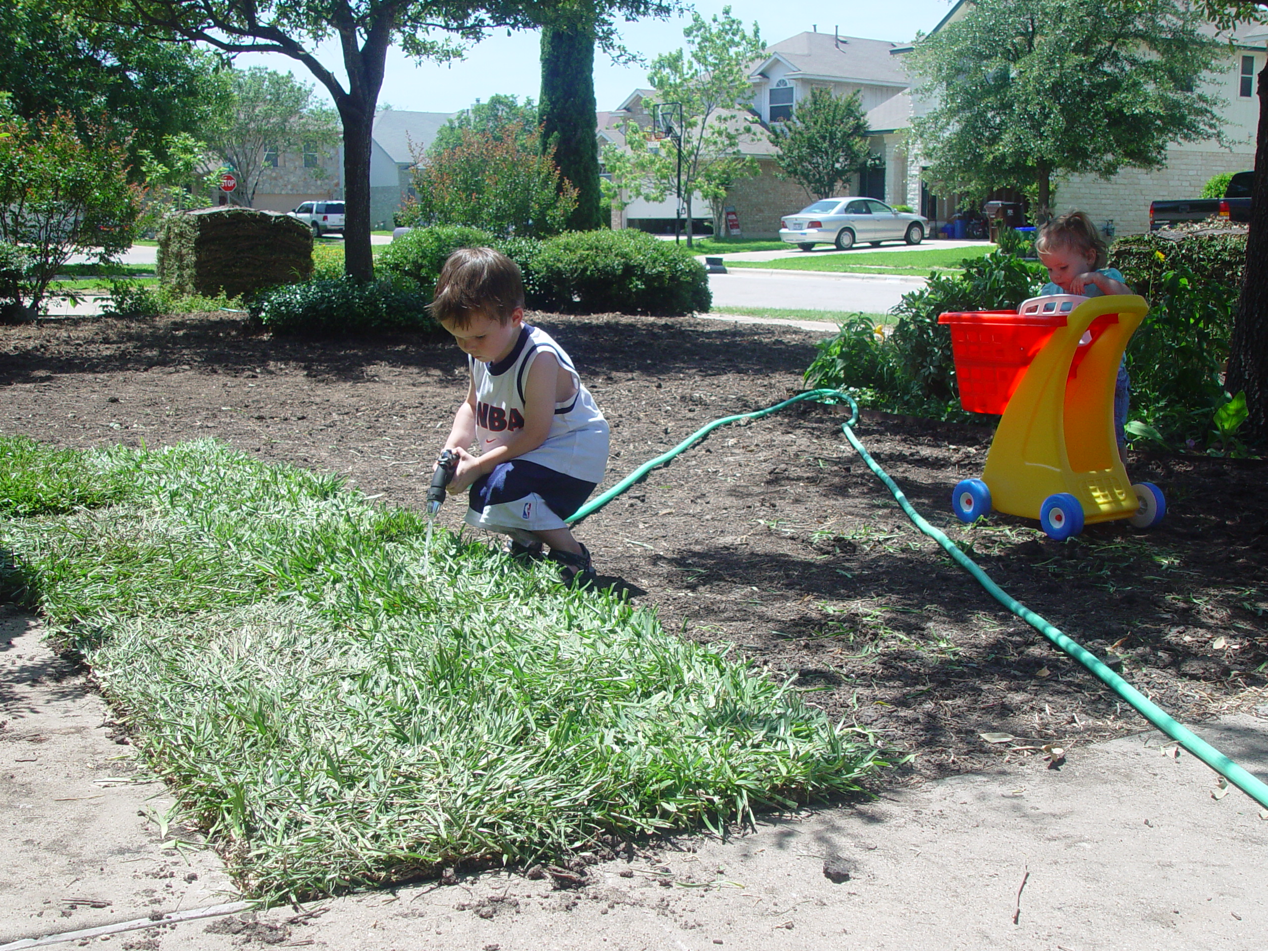 Fixing the Fence & Laying New St. Augustine Sod