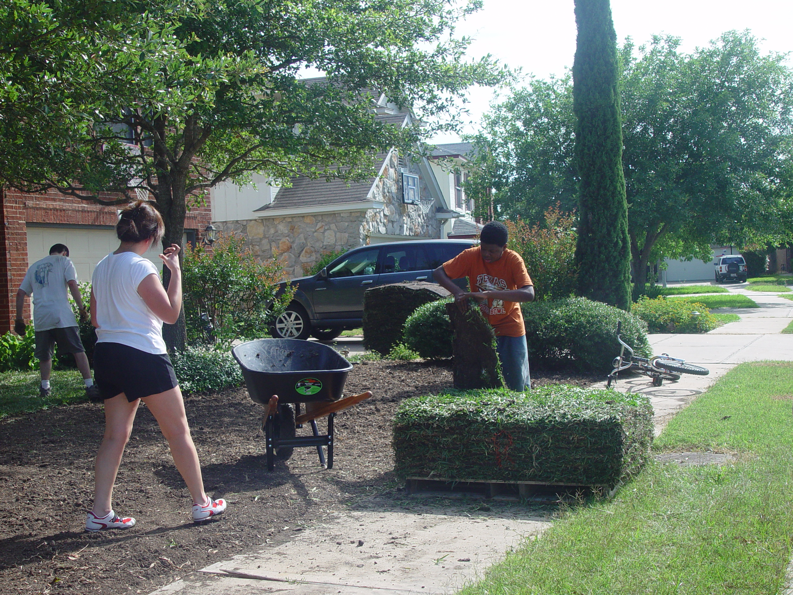 Fixing the Fence & Laying New St. Augustine Sod