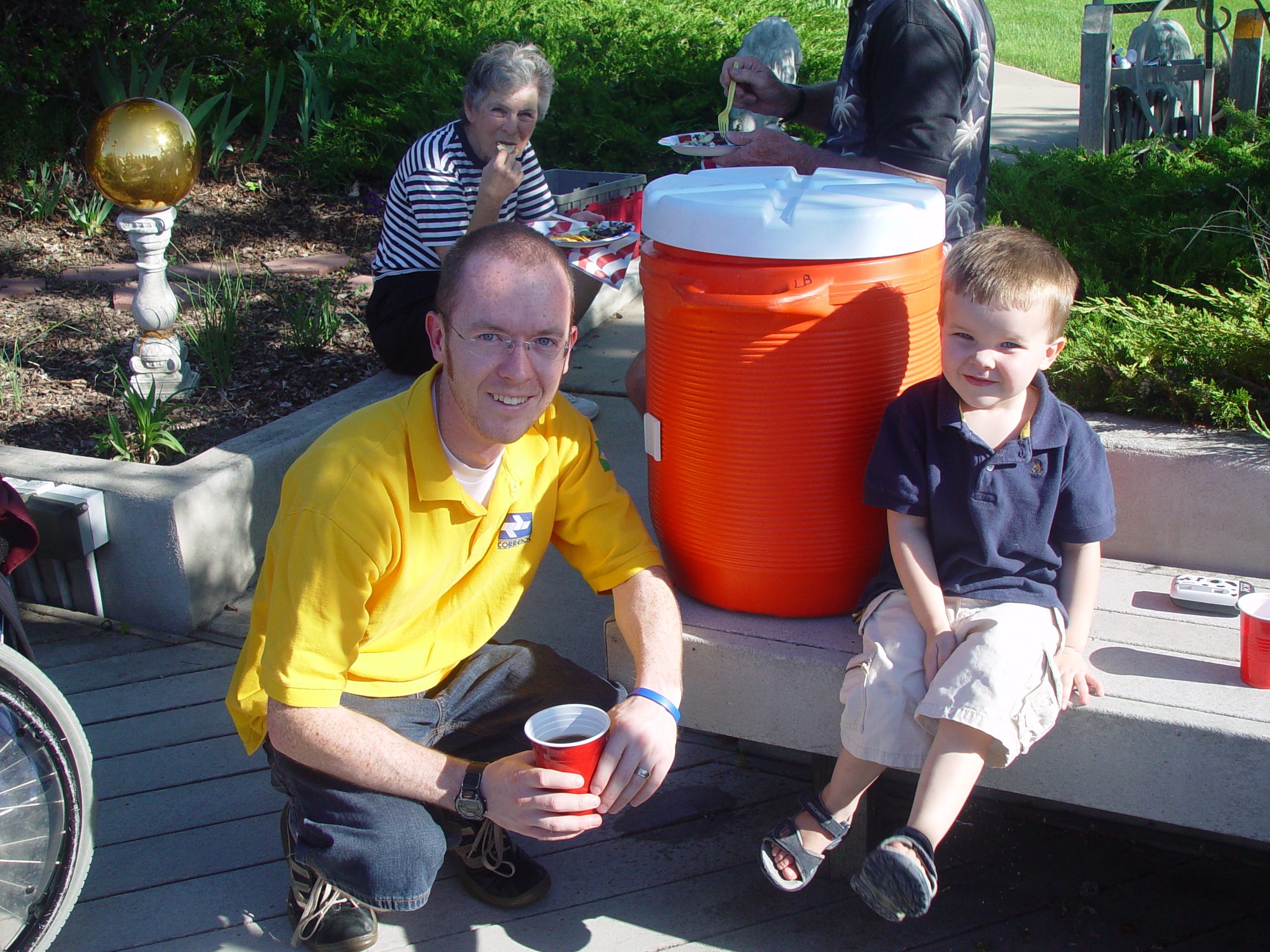 Memorial Day 2006 - Logan, Utah - Ballam BBQ, Snow at Bear Lake Cabin, Mortensens, Tennis