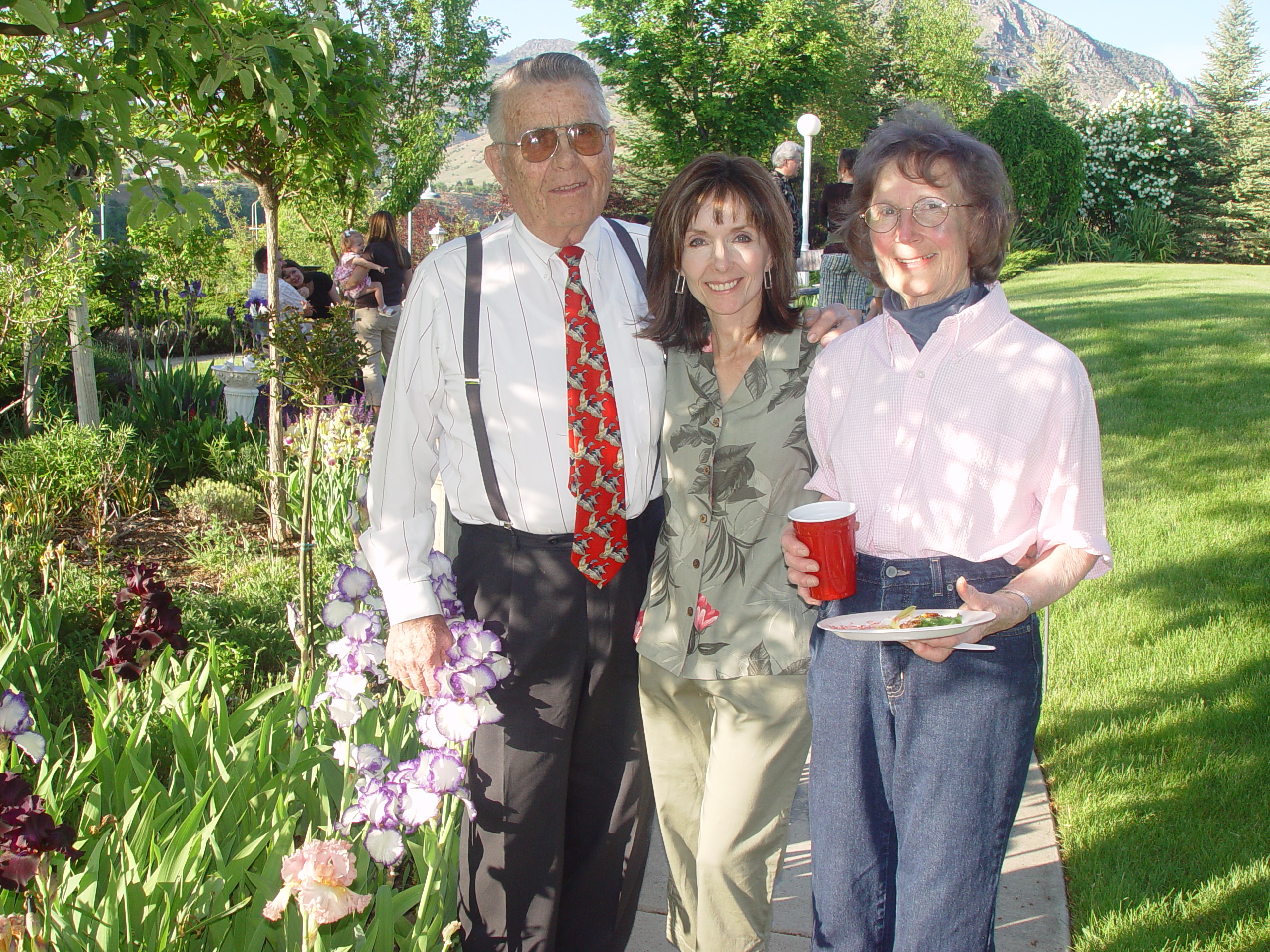 Memorial Day 2006 - Logan, Utah - Ballam BBQ, Snow at Bear Lake Cabin, Mortensens, Tennis