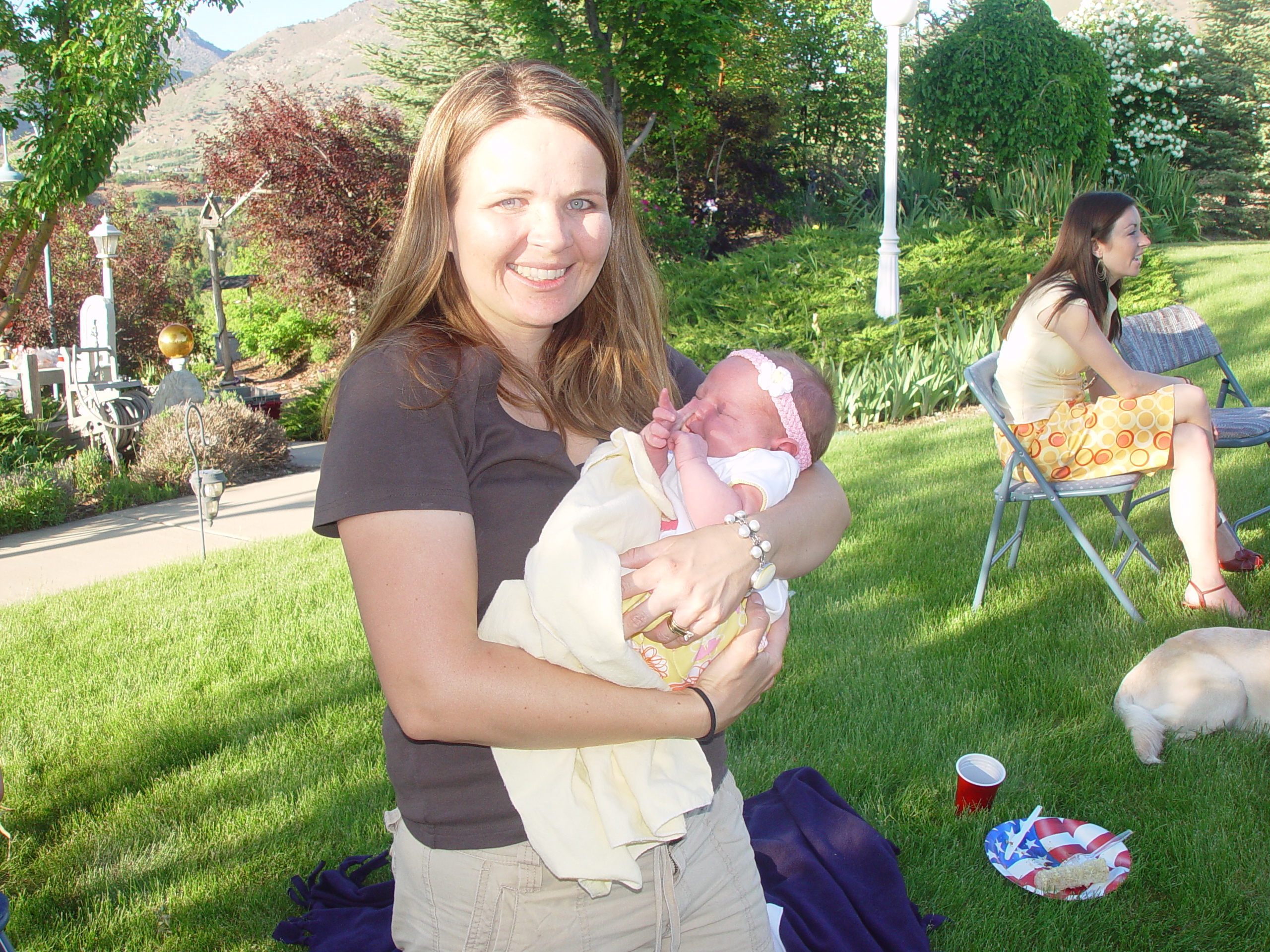 Memorial Day 2006 - Logan, Utah - Ballam BBQ, Snow at Bear Lake Cabin, Mortensens, Tennis