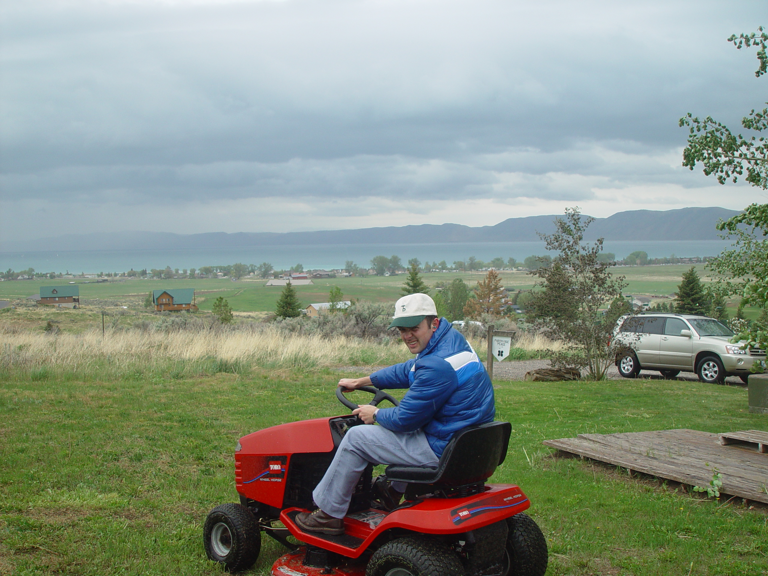 Memorial Day 2006 - Logan, Utah - Ballam BBQ, Snow at Bear Lake Cabin, Mortensens, Tennis