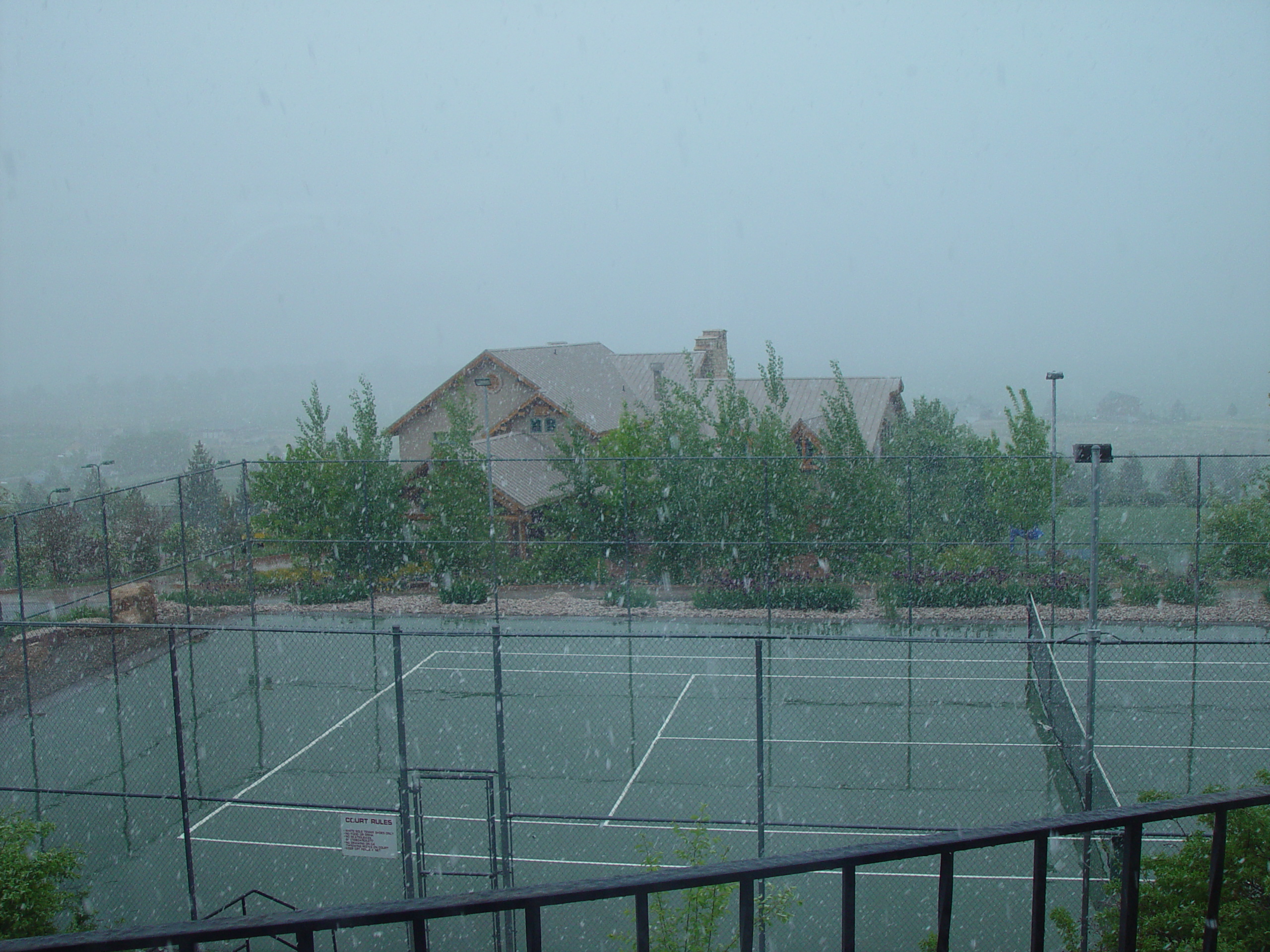 Memorial Day 2006 - Logan, Utah - Ballam BBQ, Snow at Bear Lake Cabin, Mortensens, Tennis