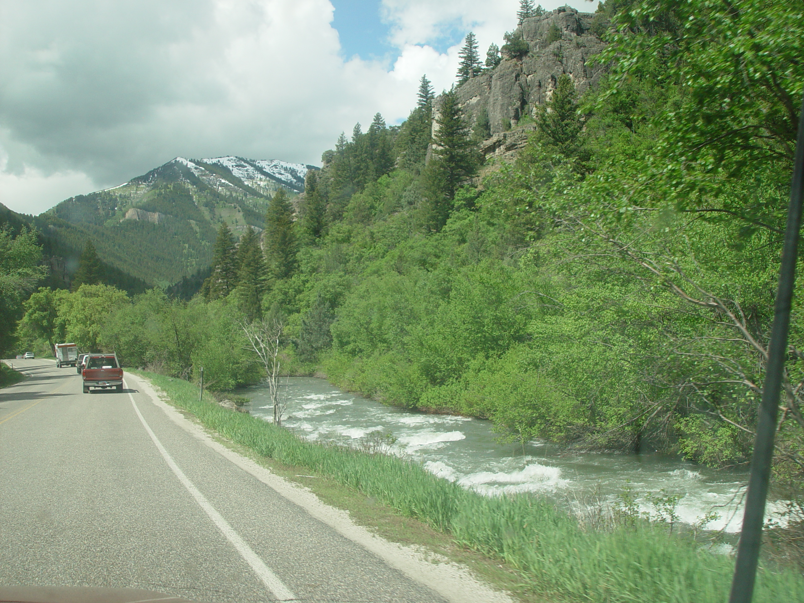 Memorial Day 2006 - Logan, Utah - Ballam BBQ, Snow at Bear Lake Cabin, Mortensens, Tennis