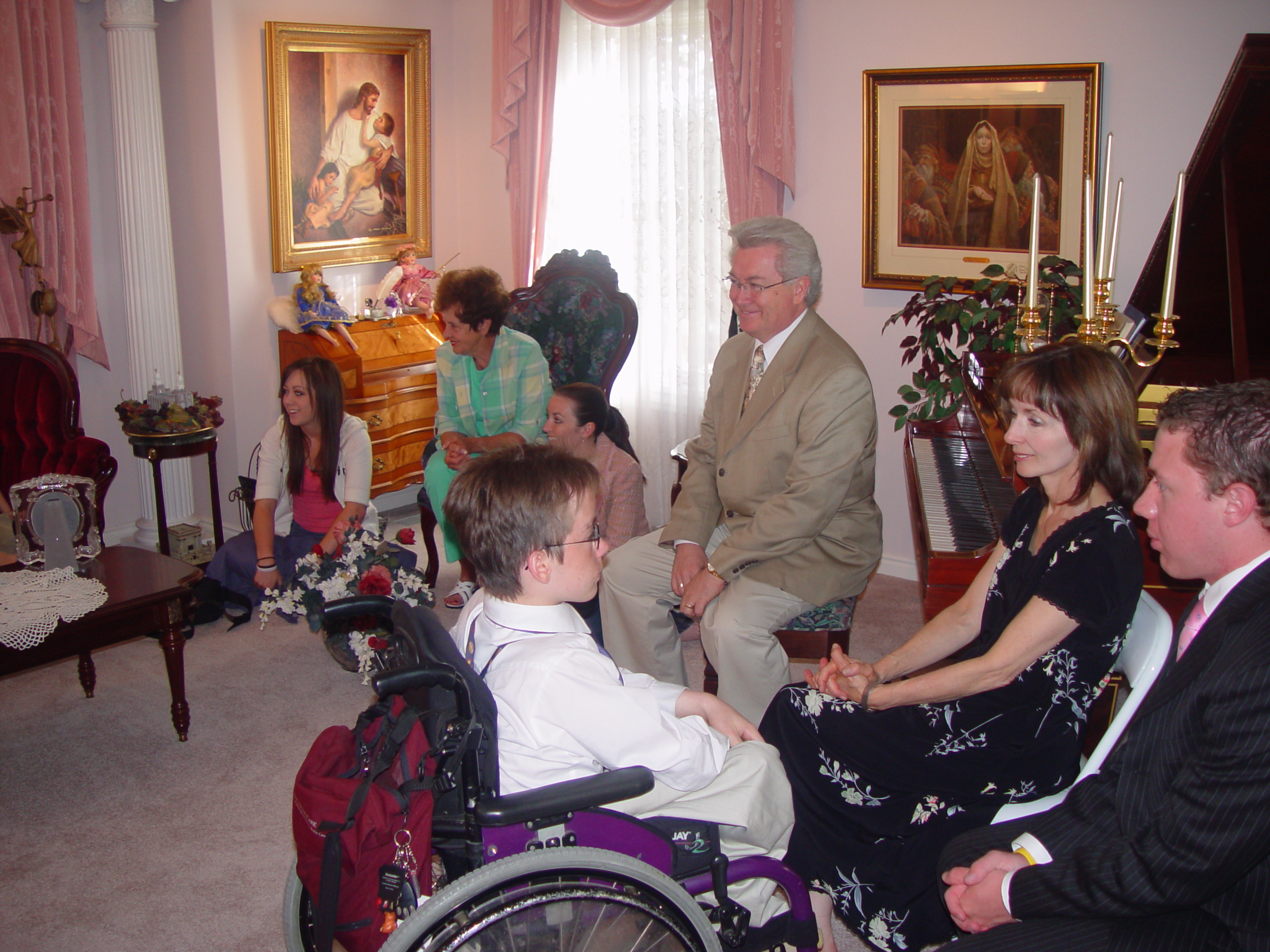 Memorial Day 2006 - Logan, Utah - Ballam BBQ, Snow at Bear Lake Cabin, Mortensens, Tennis