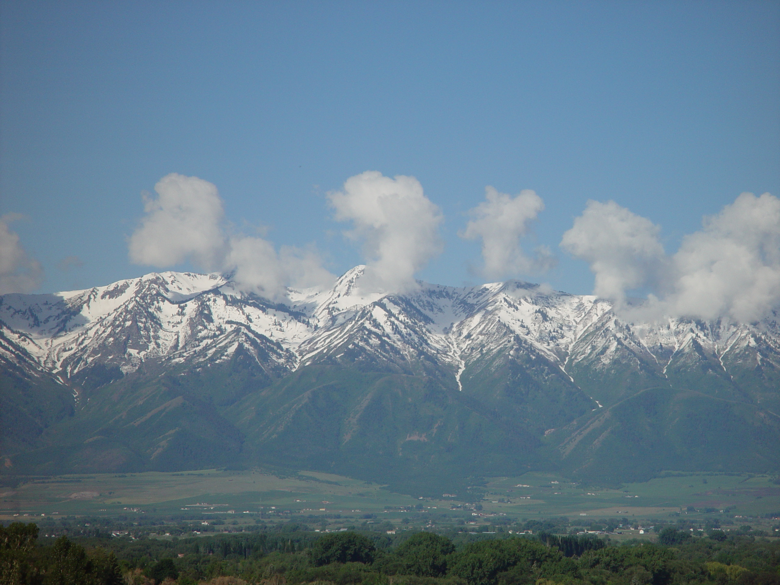 Memorial Day 2006 - Logan, Utah - Ballam BBQ, Snow at Bear Lake Cabin, Mortensens, Tennis