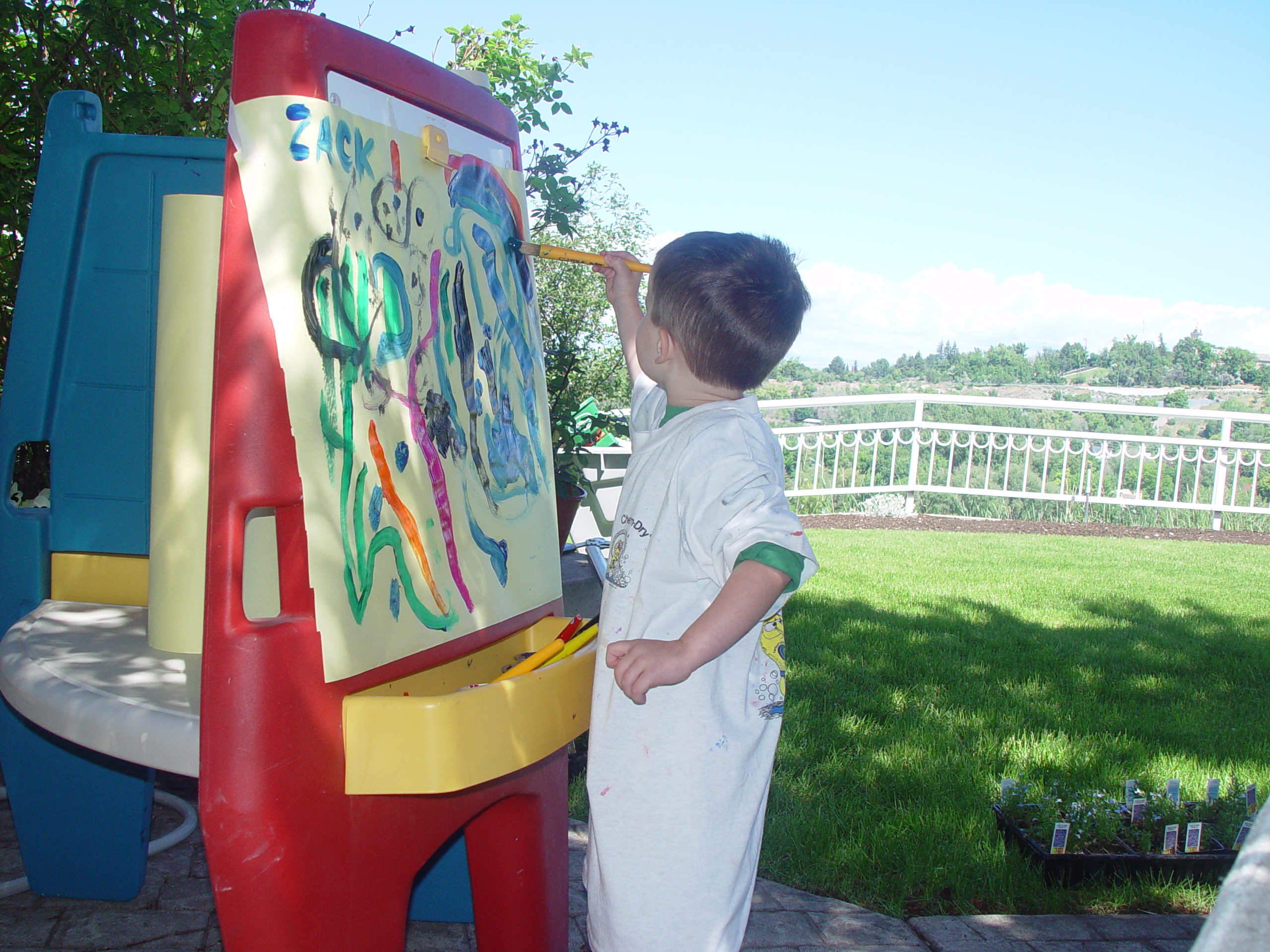 Memorial Day 2006 - Logan, Utah - Ballam BBQ, Snow at Bear Lake Cabin, Mortensens, Tennis