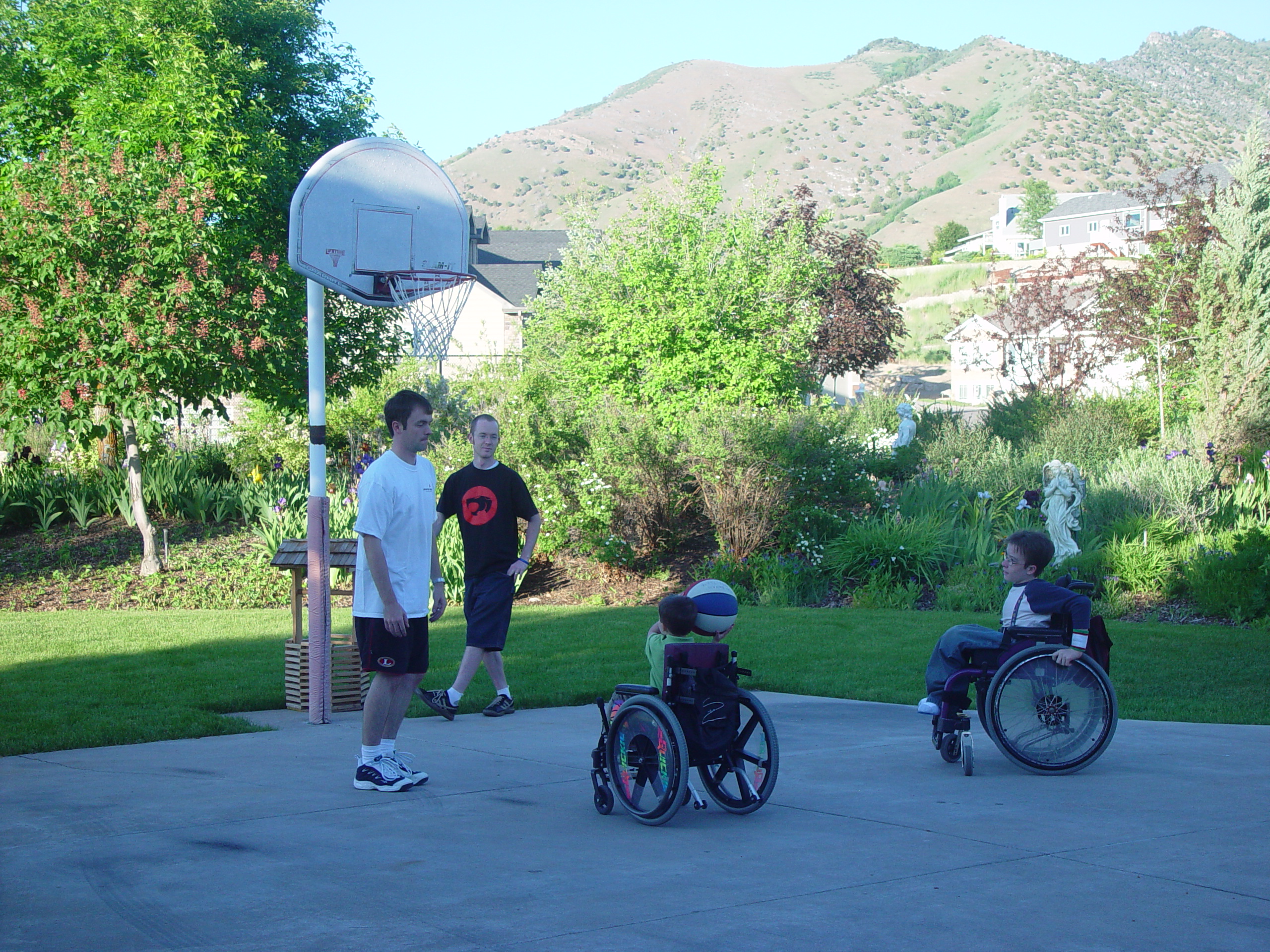 Memorial Day 2006 - Logan, Utah - Ballam BBQ, Snow at Bear Lake Cabin, Mortensens, Tennis