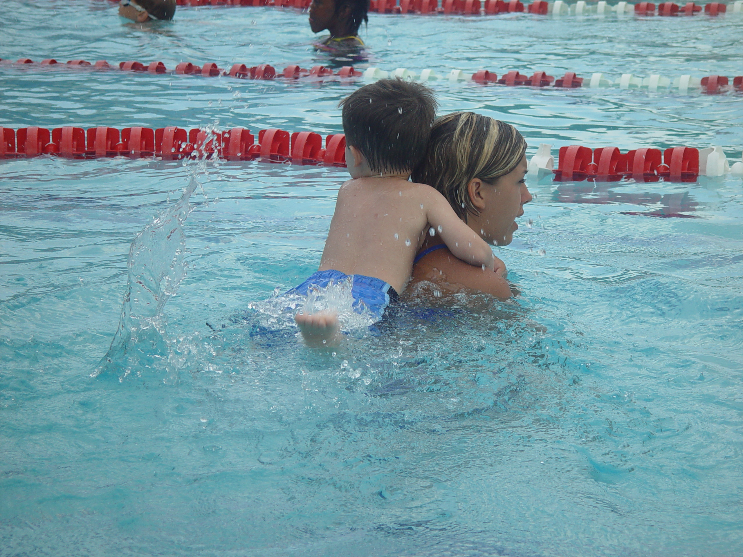 Zack Goes to Swimming Lessons, Playing in the Pool, Volente Beach