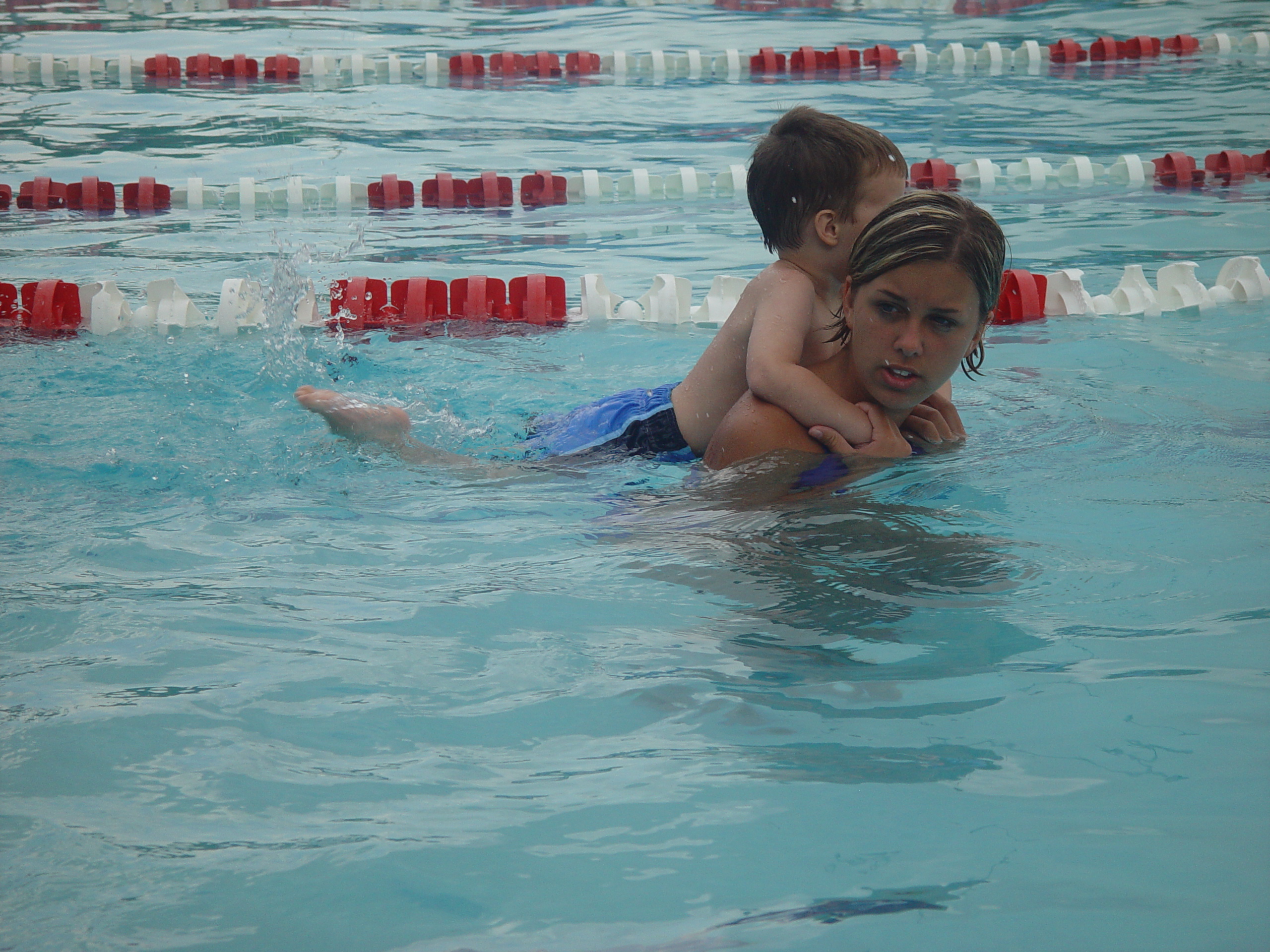 Zack Goes to Swimming Lessons, Playing in the Pool, Volente Beach