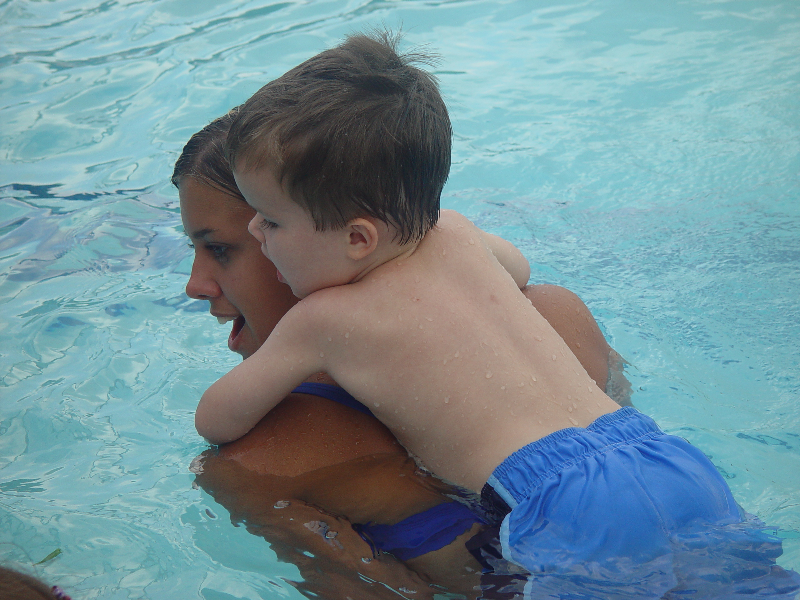 Zack Goes to Swimming Lessons, Playing in the Pool, Volente Beach