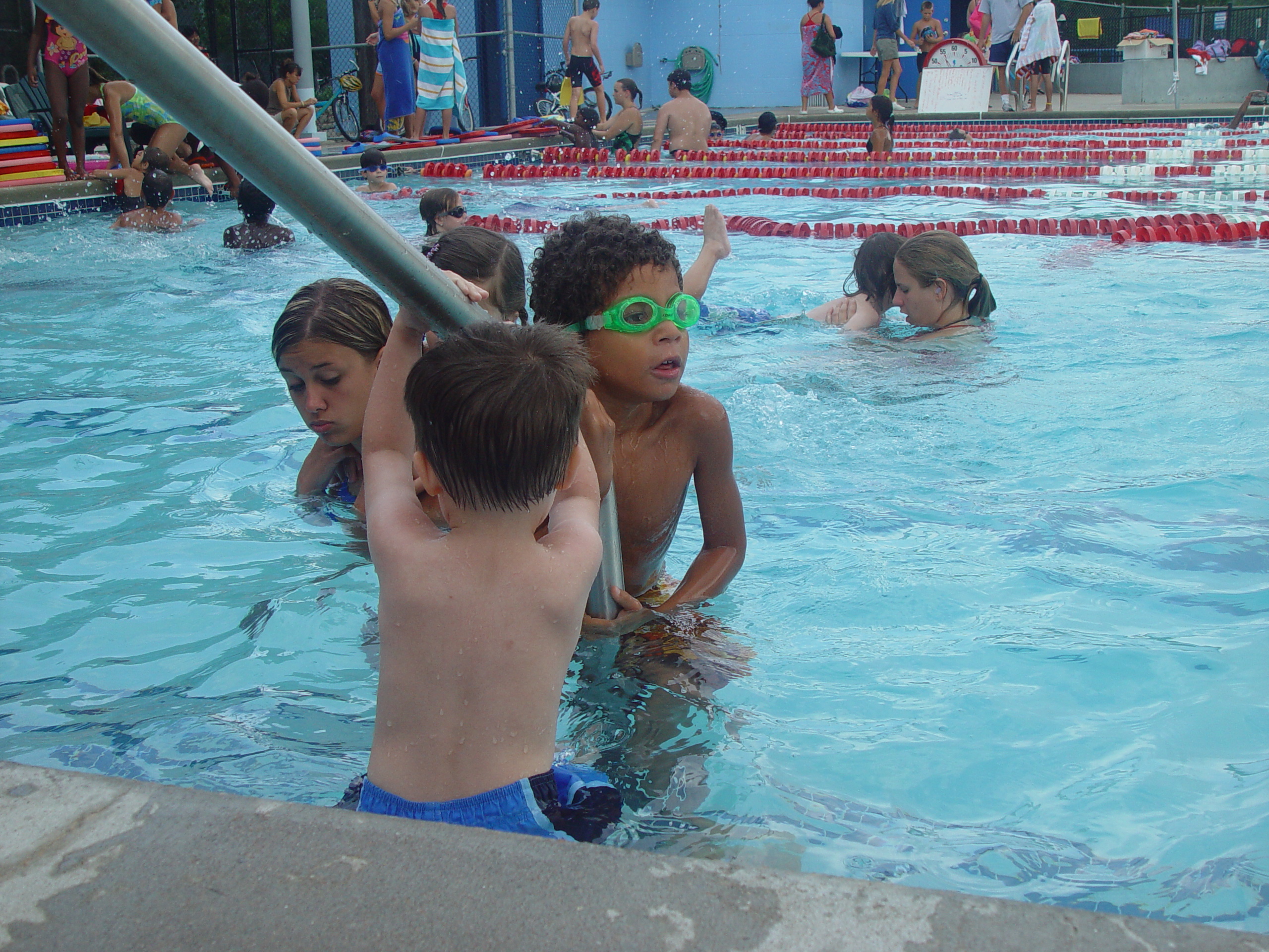 Zack Goes to Swimming Lessons, Playing in the Pool, Volente Beach