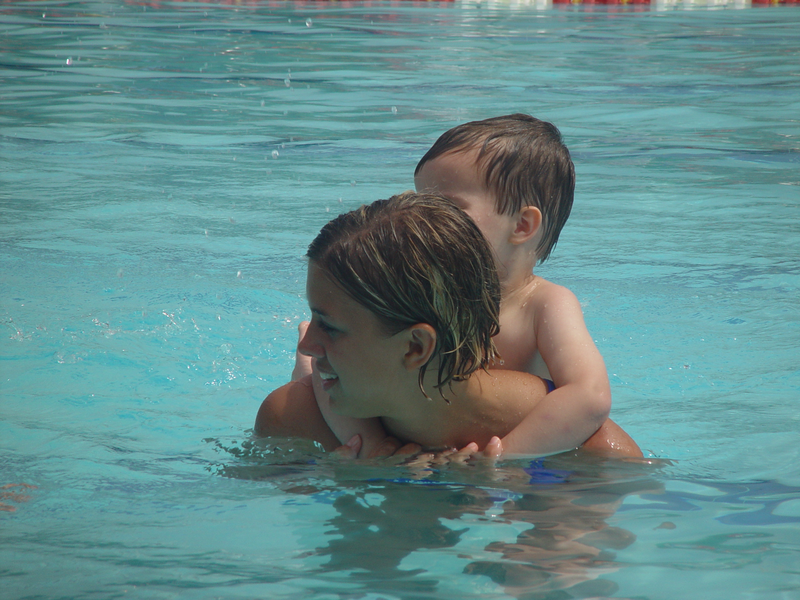 Zack Goes to Swimming Lessons, Playing in the Pool, Volente Beach