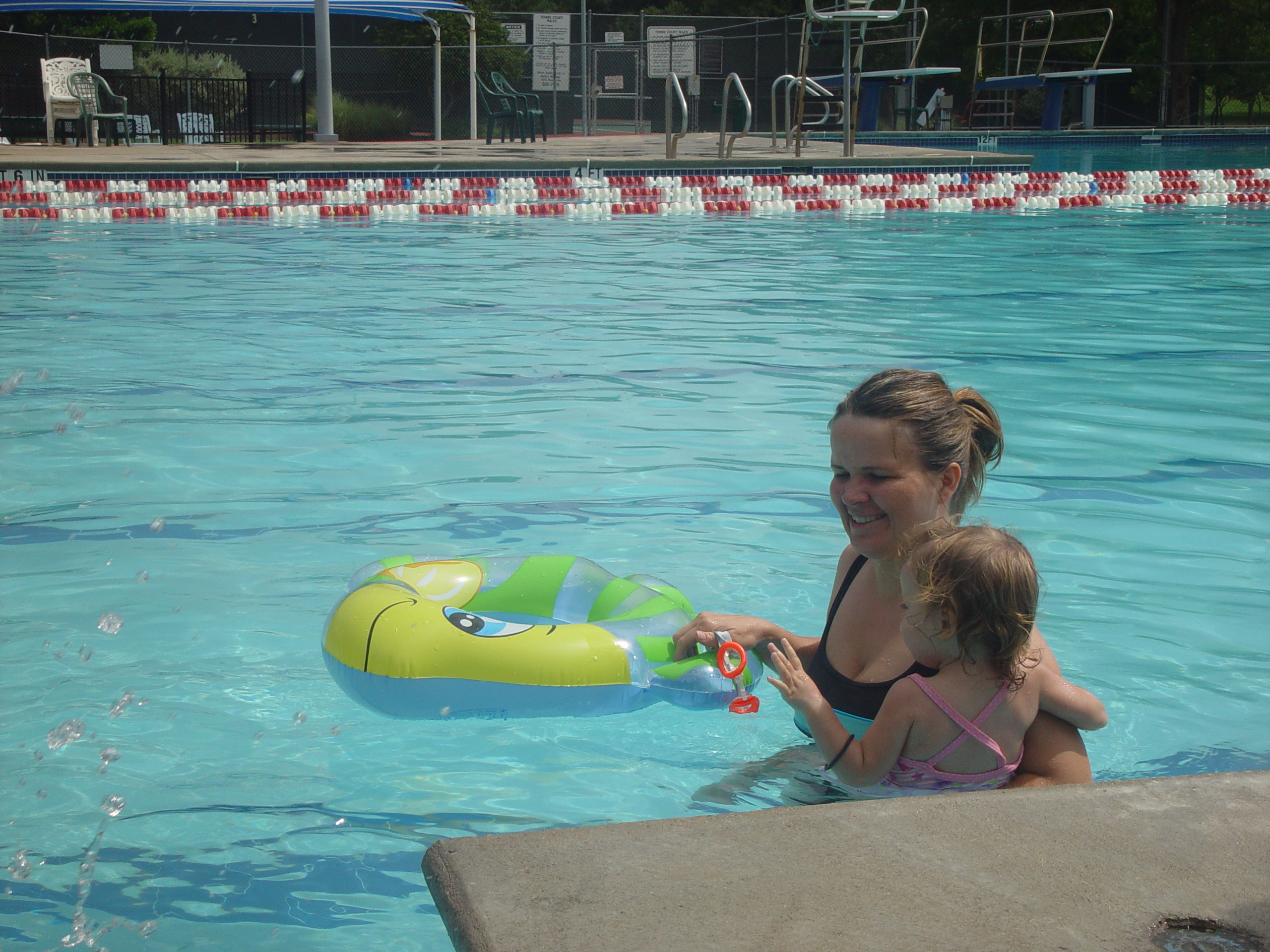 Zack Goes to Swimming Lessons, Playing in the Pool, Volente Beach