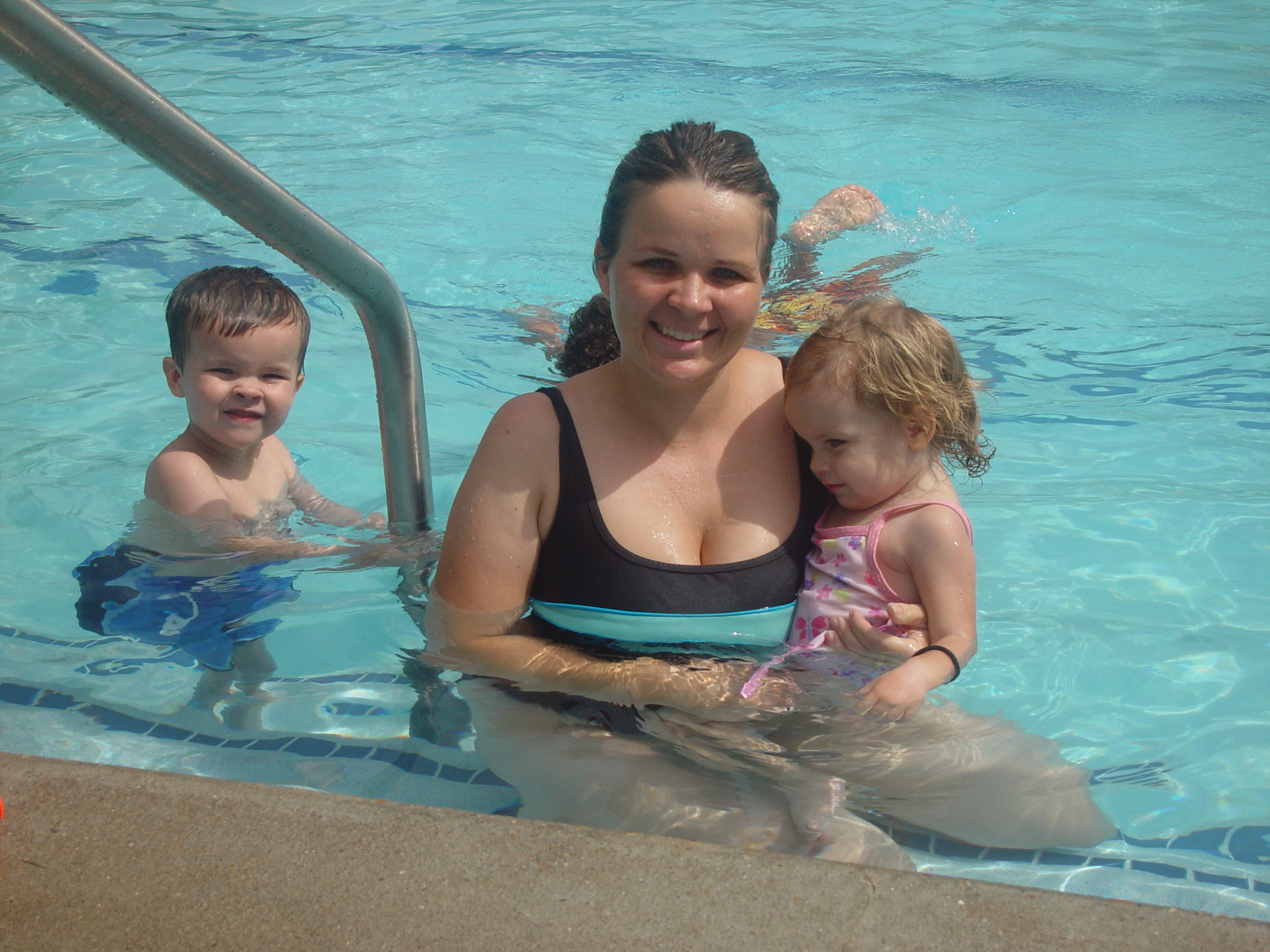 Zack Goes to Swimming Lessons, Playing in the Pool, Volente Beach