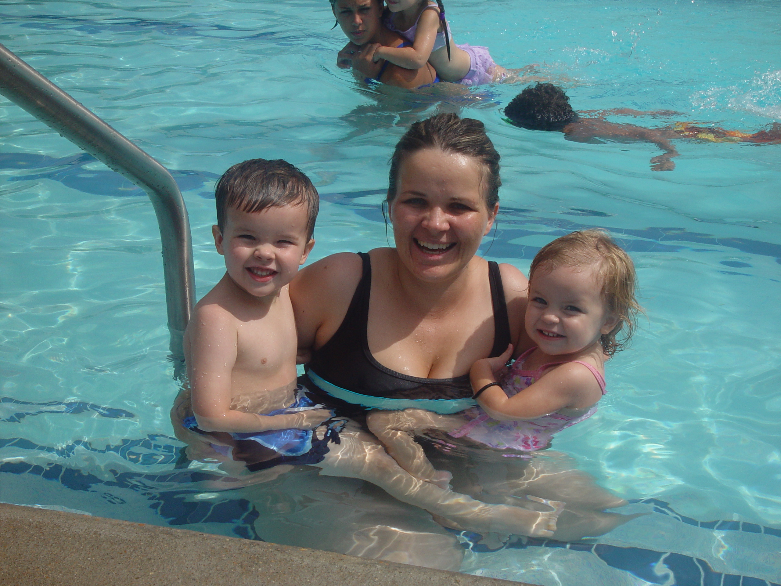 Zack Goes to Swimming Lessons, Playing in the Pool, Volente Beach