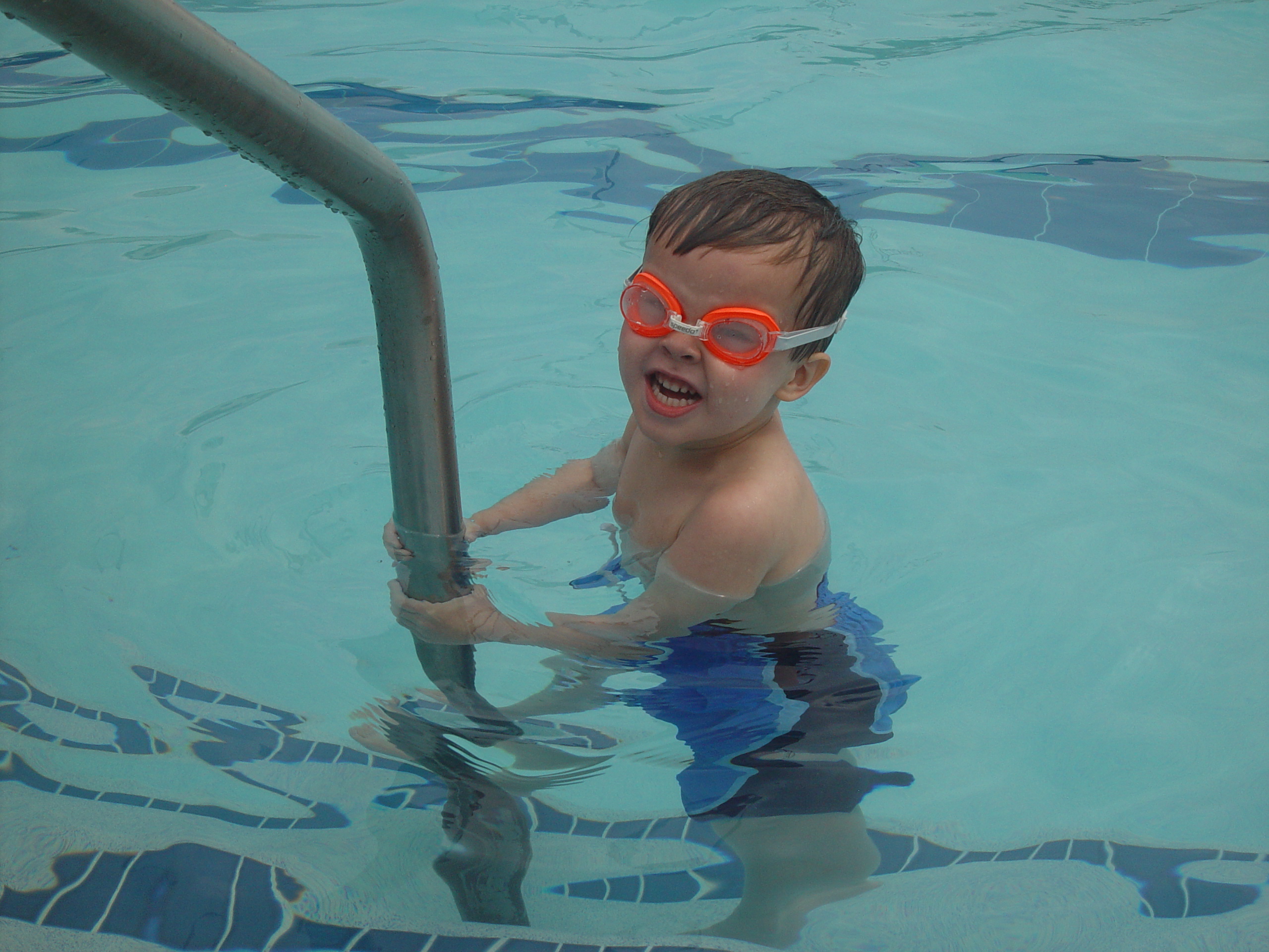 Zack Goes to Swimming Lessons, Playing in the Pool, Volente Beach