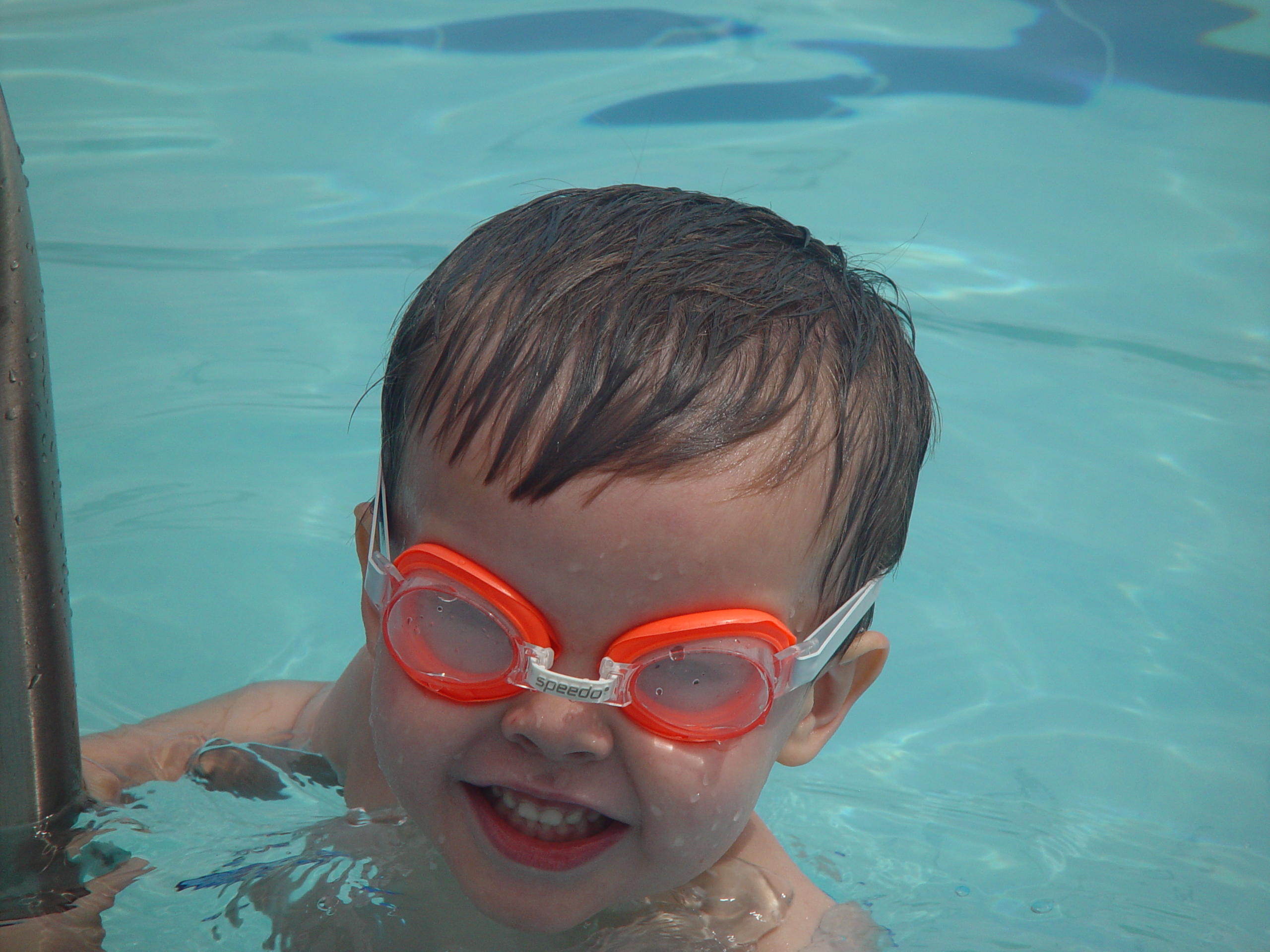 Zack Goes to Swimming Lessons, Playing in the Pool, Volente Beach