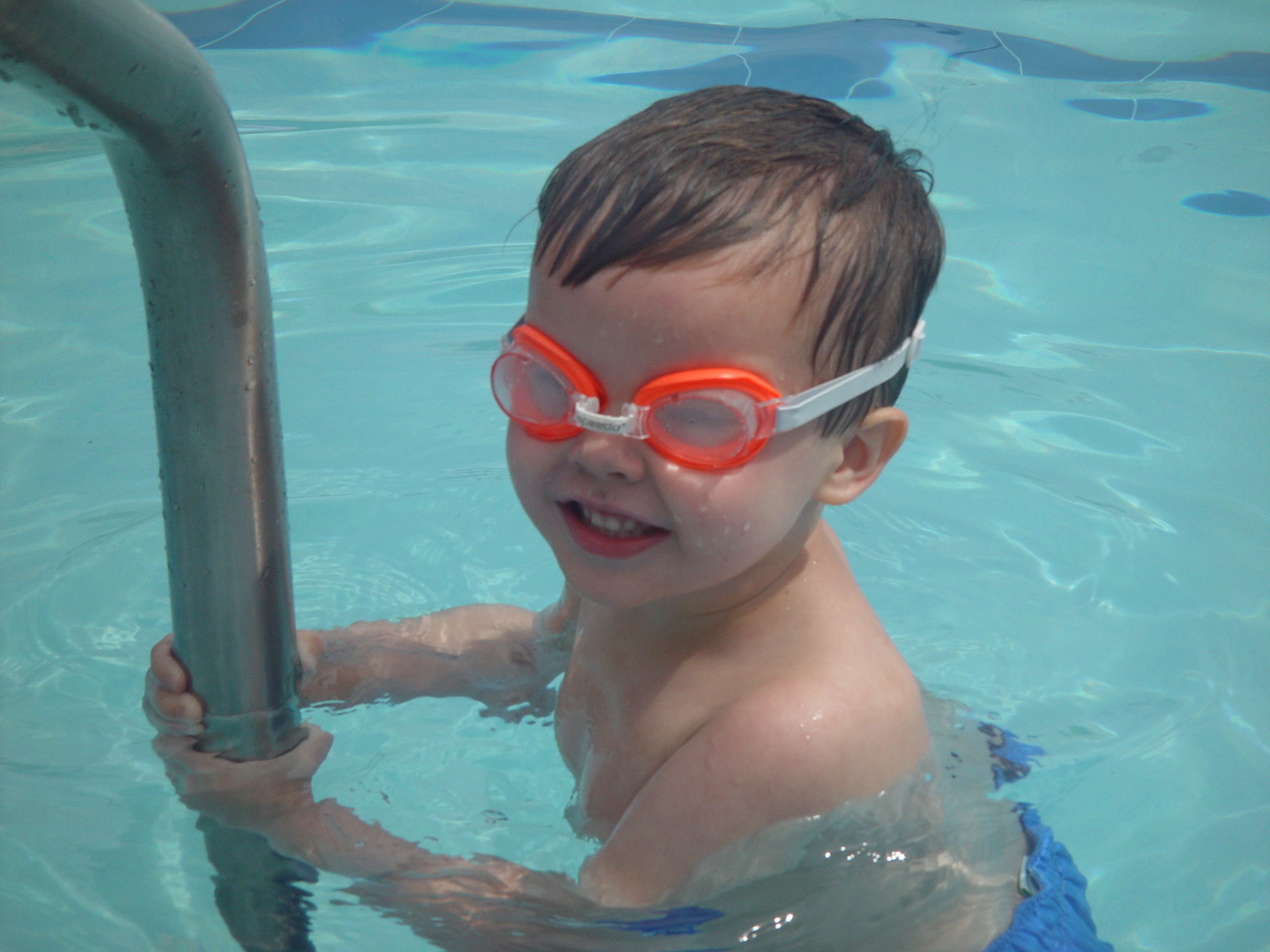 Zack Goes to Swimming Lessons, Playing in the Pool, Volente Beach