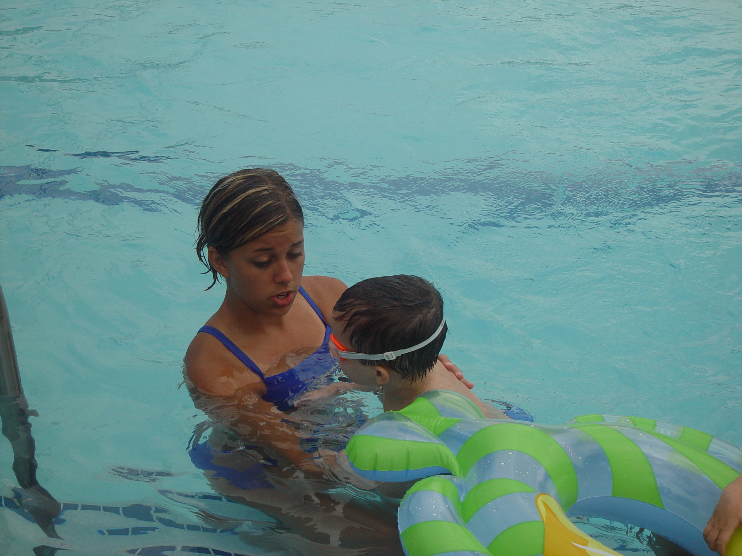 Zack Goes to Swimming Lessons, Playing in the Pool, Volente Beach