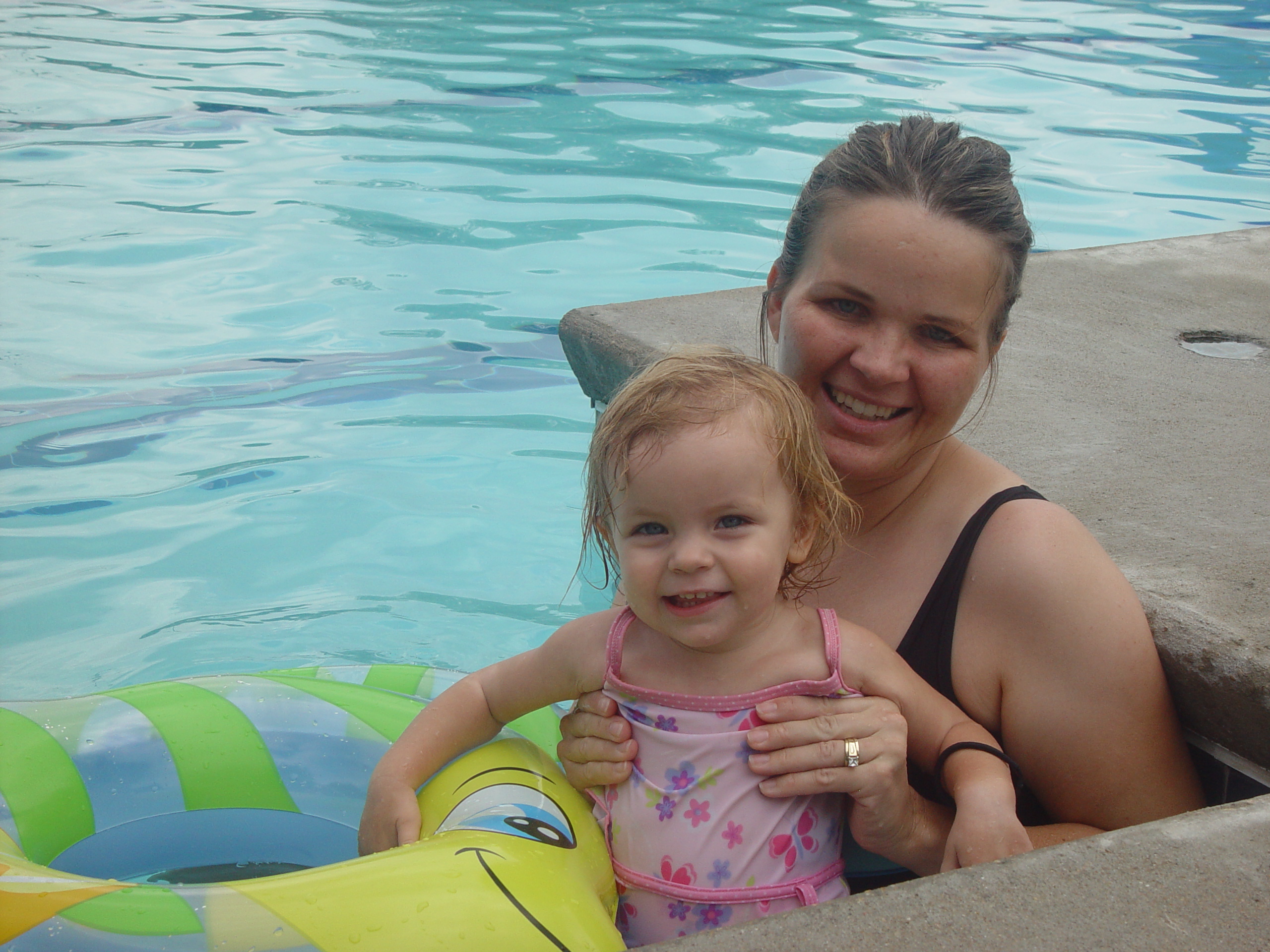 Zack Goes to Swimming Lessons, Playing in the Pool, Volente Beach