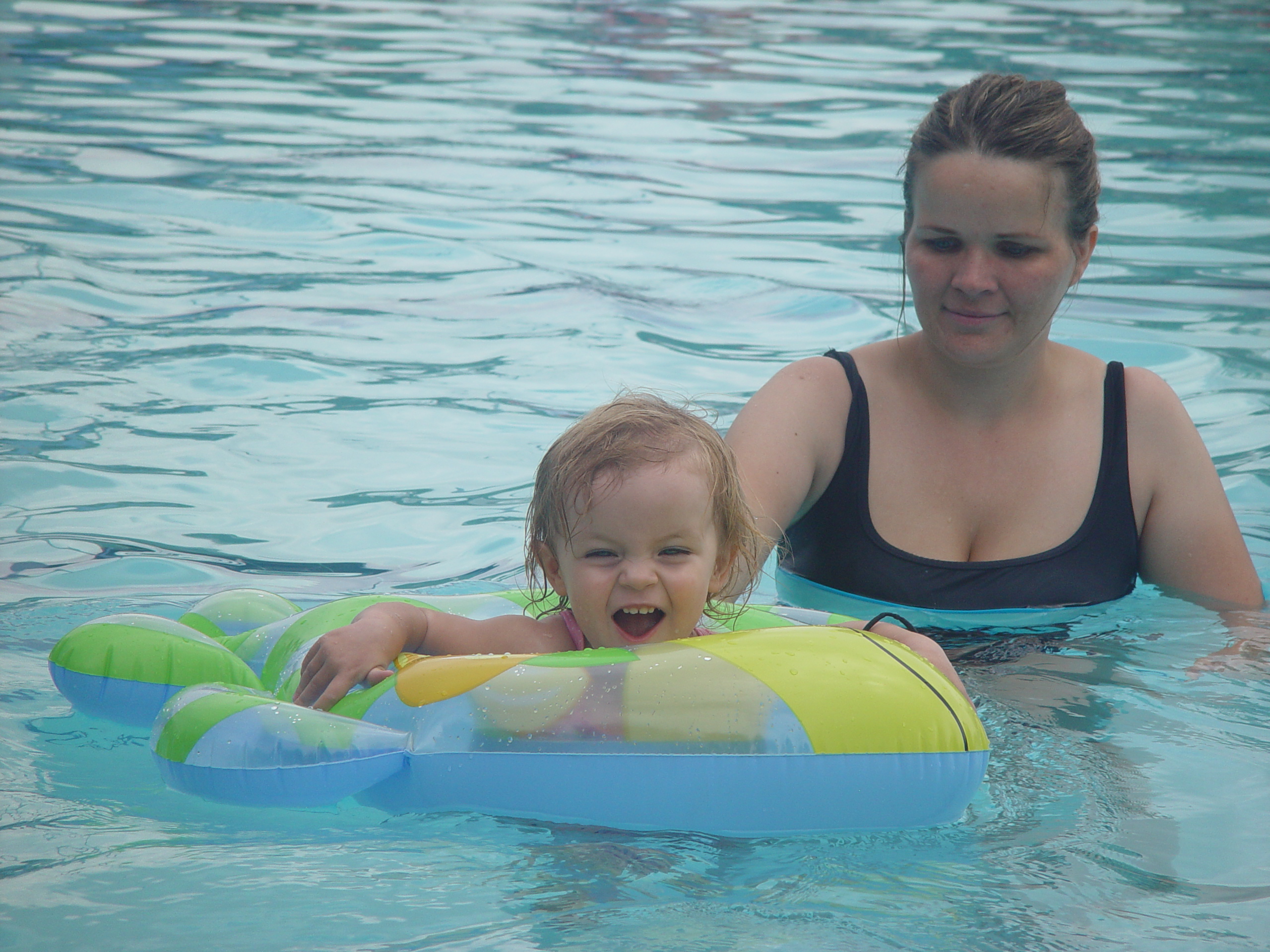 Zack Goes to Swimming Lessons, Playing in the Pool, Volente Beach