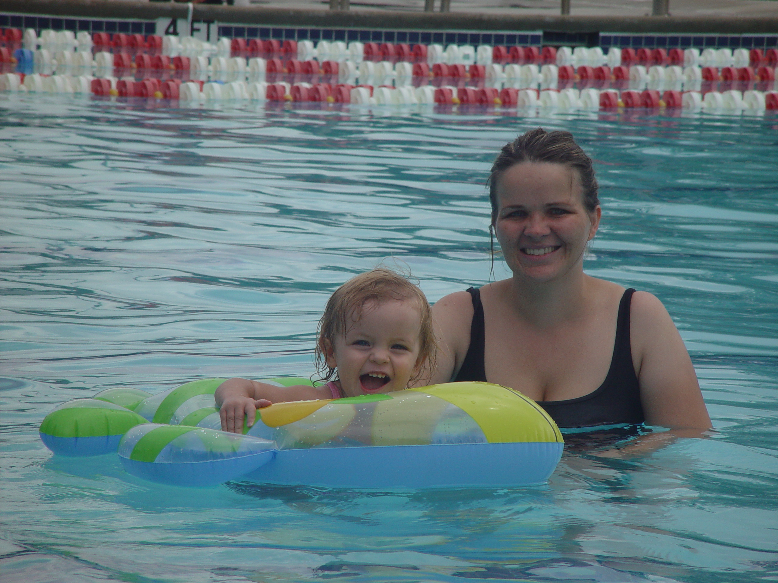 Zack Goes to Swimming Lessons, Playing in the Pool, Volente Beach