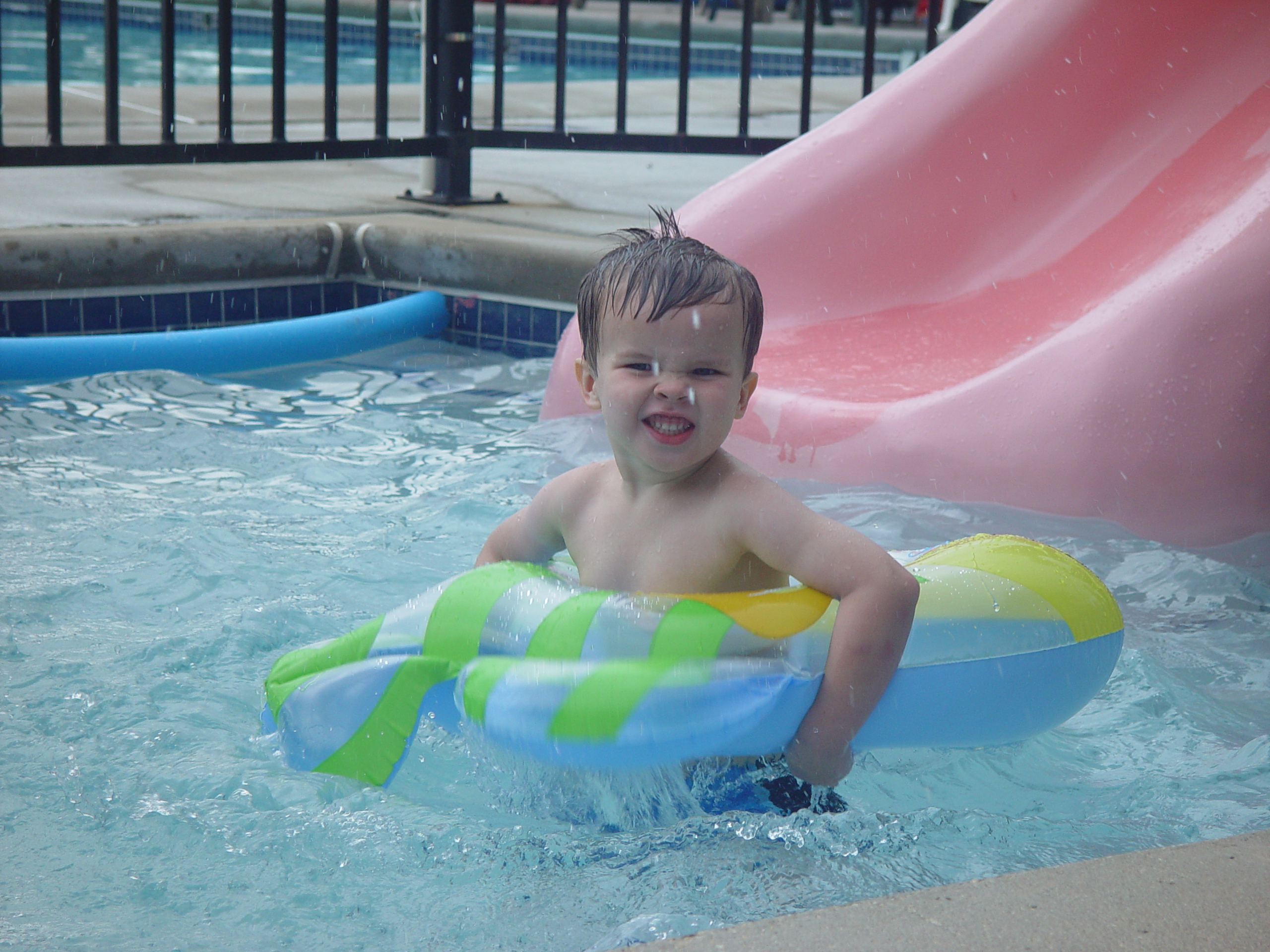 Zack Goes to Swimming Lessons, Playing in the Pool, Volente Beach
