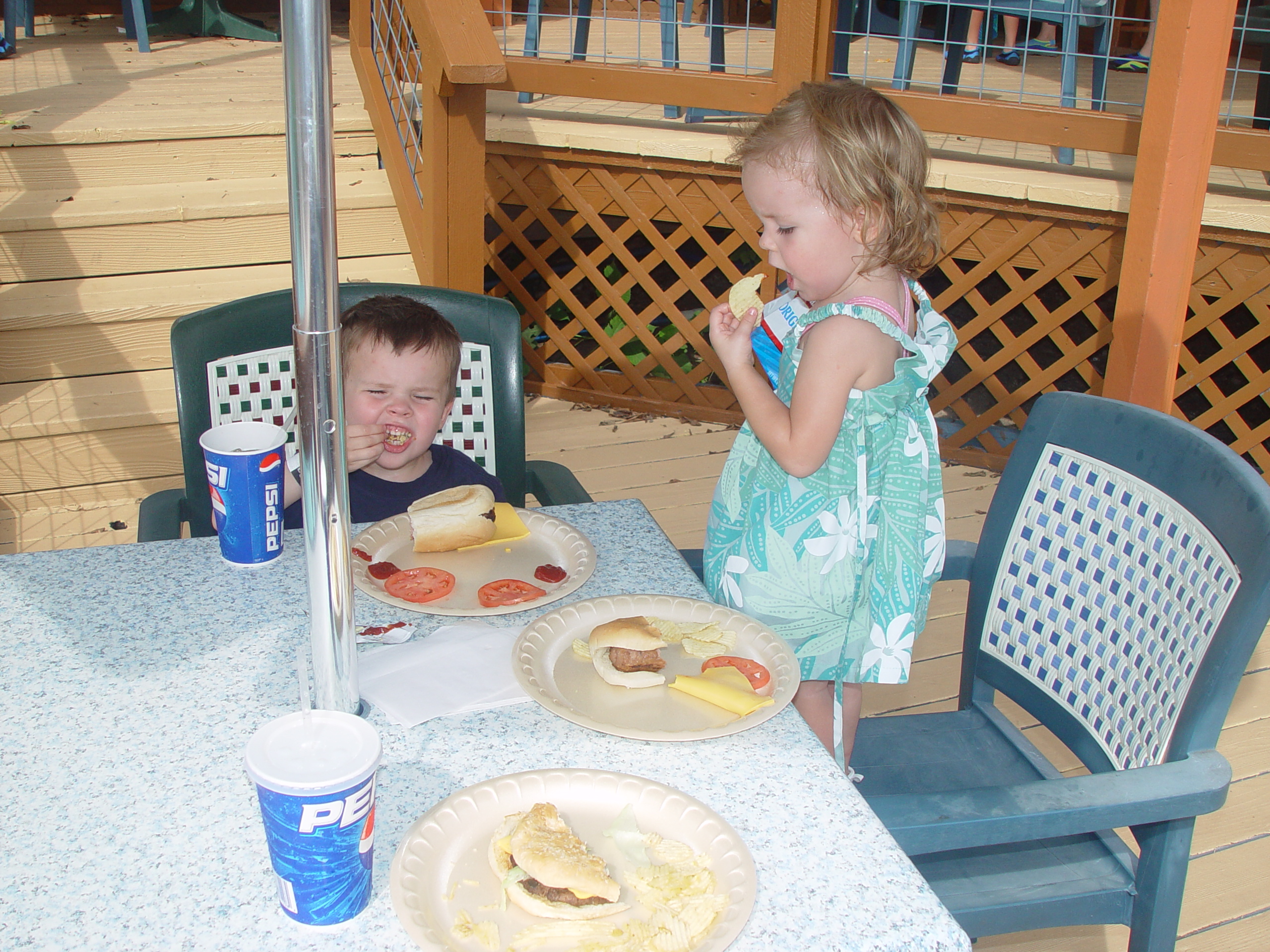 Zack Goes to Swimming Lessons, Playing in the Pool, Volente Beach