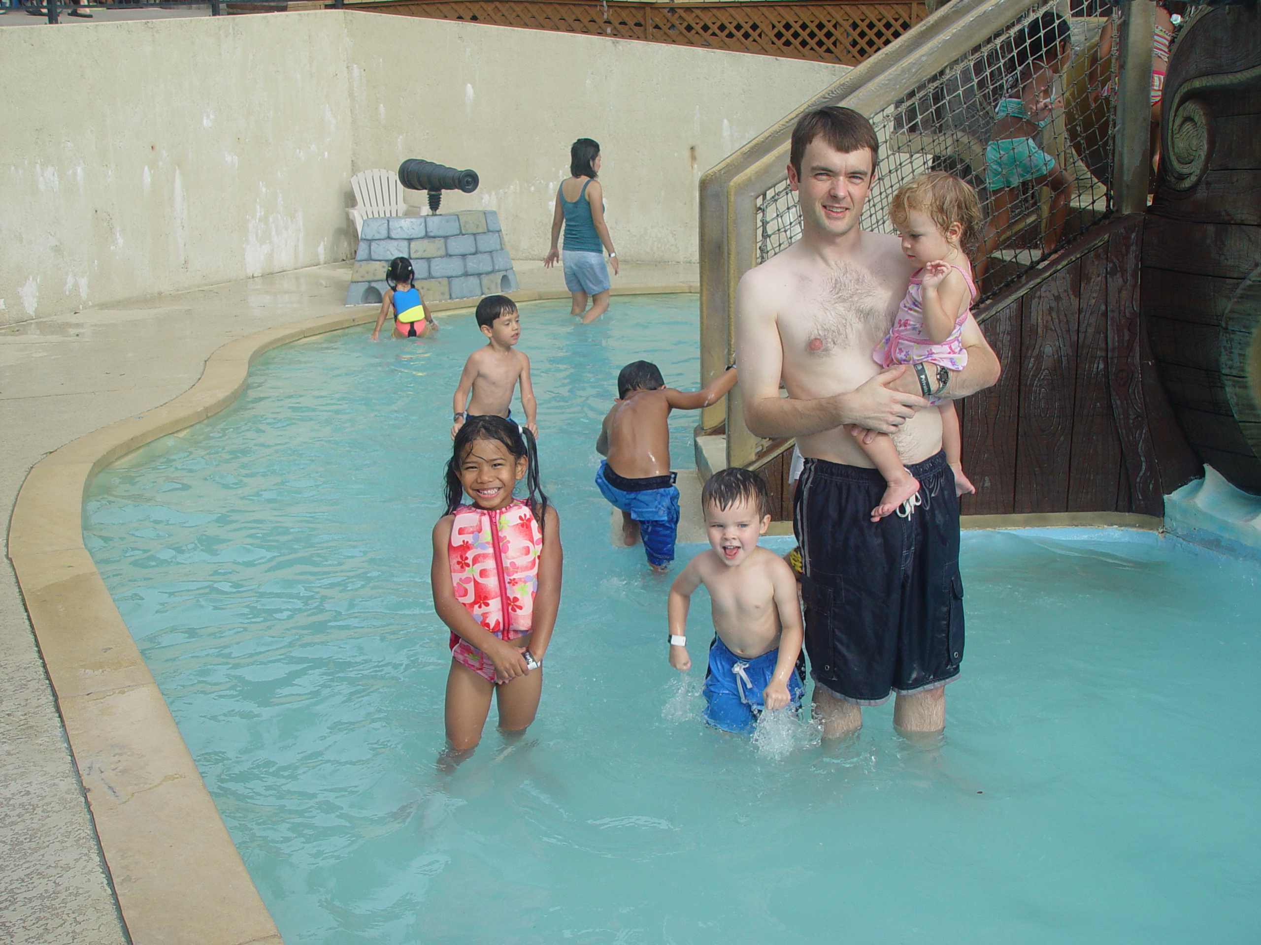 Zack Goes to Swimming Lessons, Playing in the Pool, Volente Beach